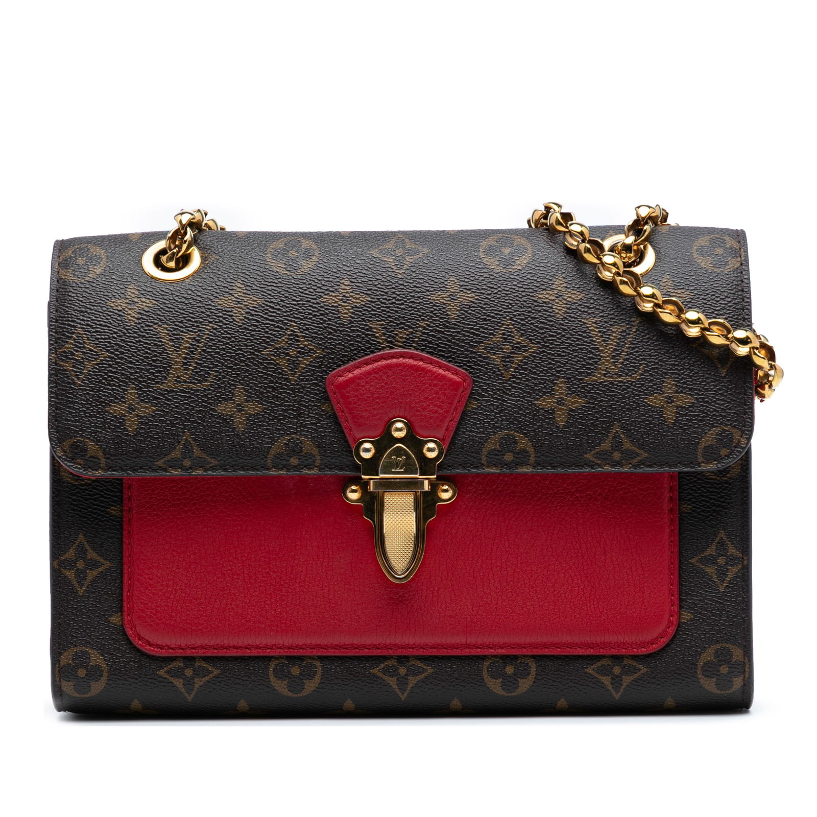 Louis Vuitton Monogram Victoire Bag with Chain Strap (1 of 7)