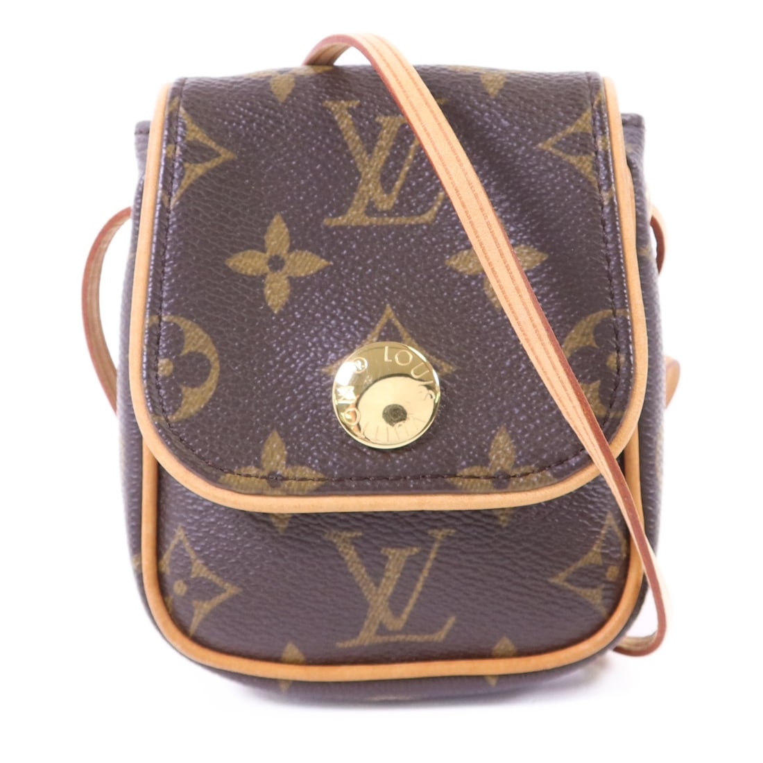 Louis Vuitton Pochette Cancun Monogram Canvas Crossbody Bag M60018 GHW: Louis Vuitton Pochette Cancun Monogram Canvas Crossbody Bag M60018 GHW This Louis Vuitton Pochette Cancun crossbody shoulder bag features a classic Monogram design crafted from durable PVC coated canv