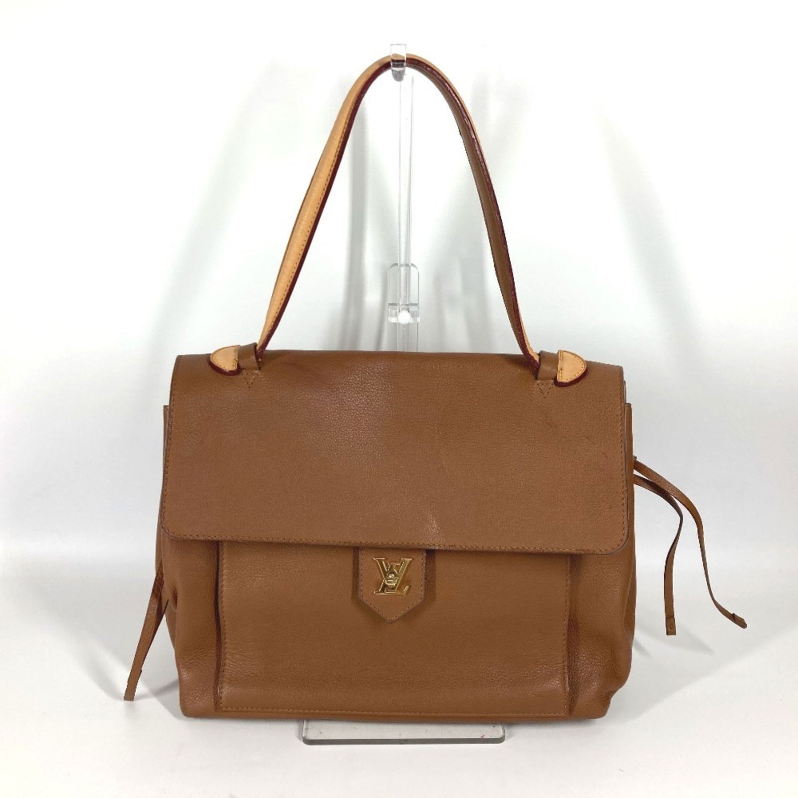 Lockme Brown Leather Shoulder Bag by Louis Vuitton (1 of 18)