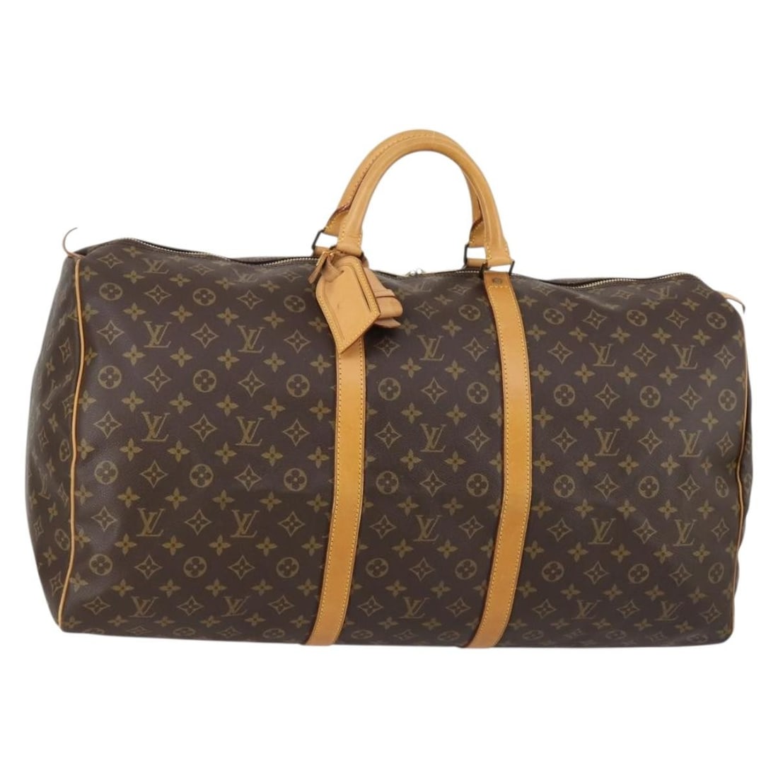 LOUIS VUITTON Monogram Keepall 60 Bag M41422 Auth France (1 of 18)