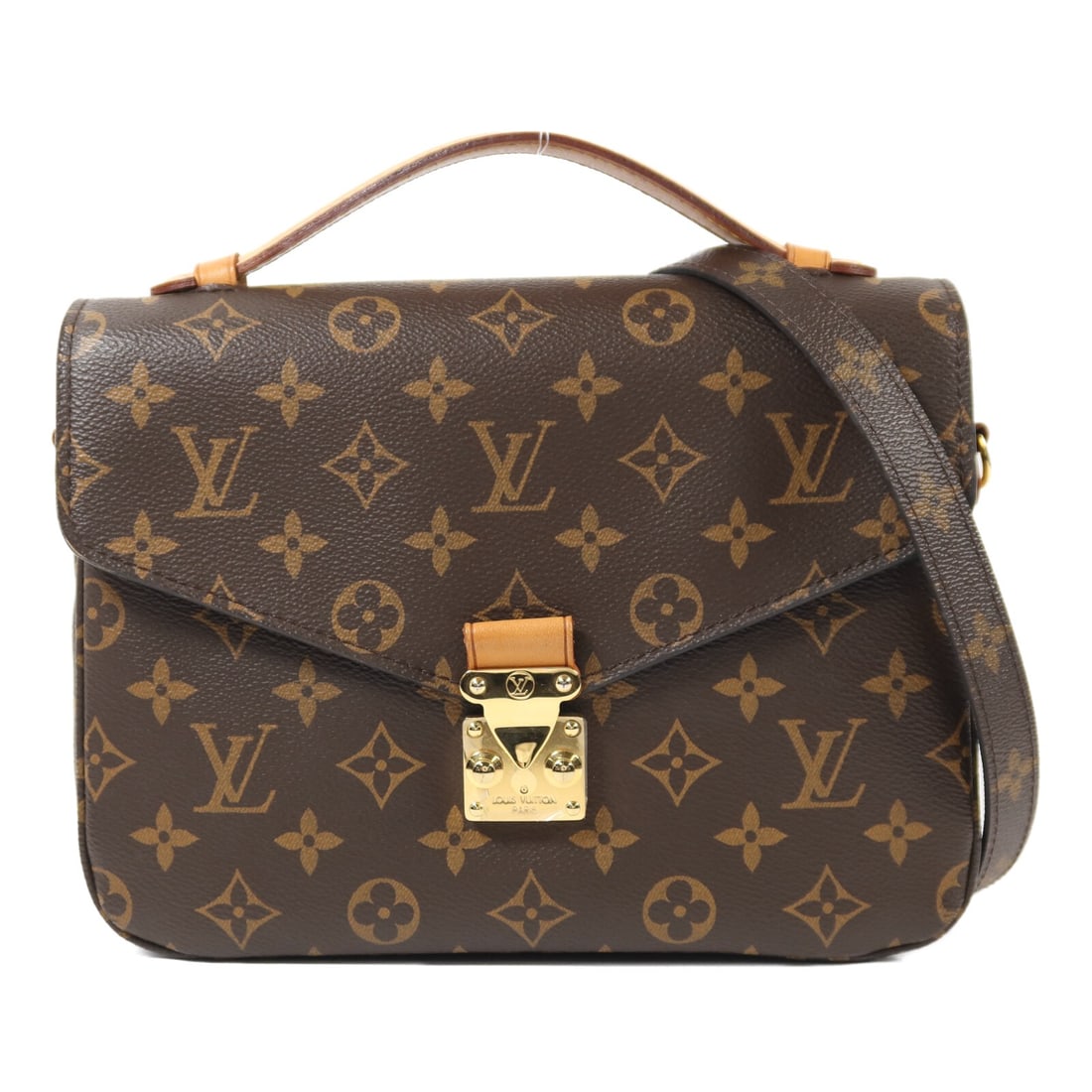 Louis Vuitton Pochette Metis MM Brown Monogram 2 Way Shoulder Bag M44875 (1 of 13)