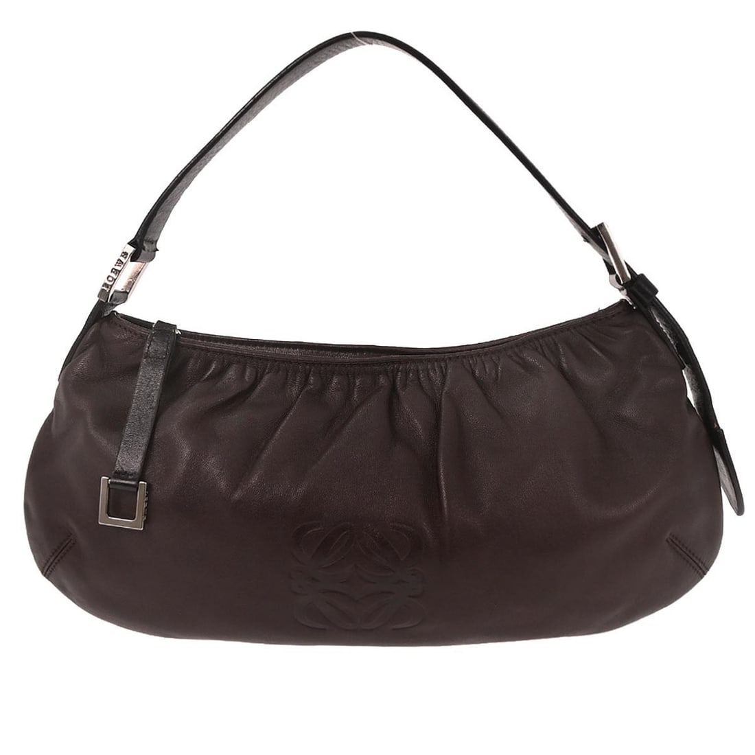 Small Loewe Top Handle Brown Leather Bag with Inner Pockets (1 of 10)