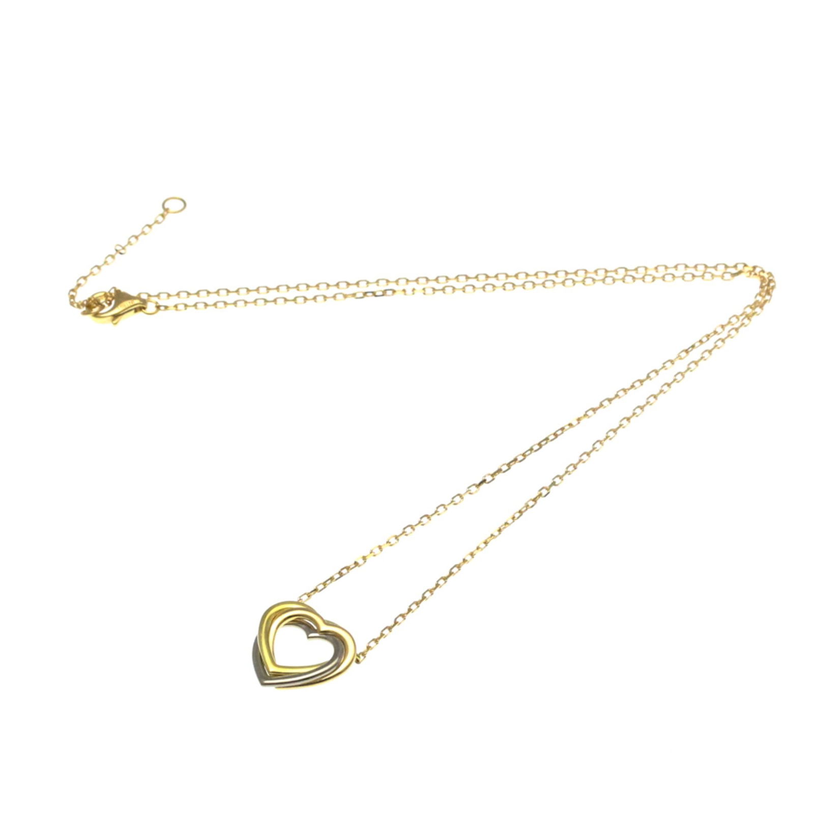18K Pink White Yellow Gold Trinity Pendant Necklace by Cartier: 18K Pink White Yellow Gold Trinity Pendant Necklace by Cartier This Cartier Trinity necklace features intertwined bands crafted from 18K pink, white, and yellow gold, showcasing the iconic design of t
