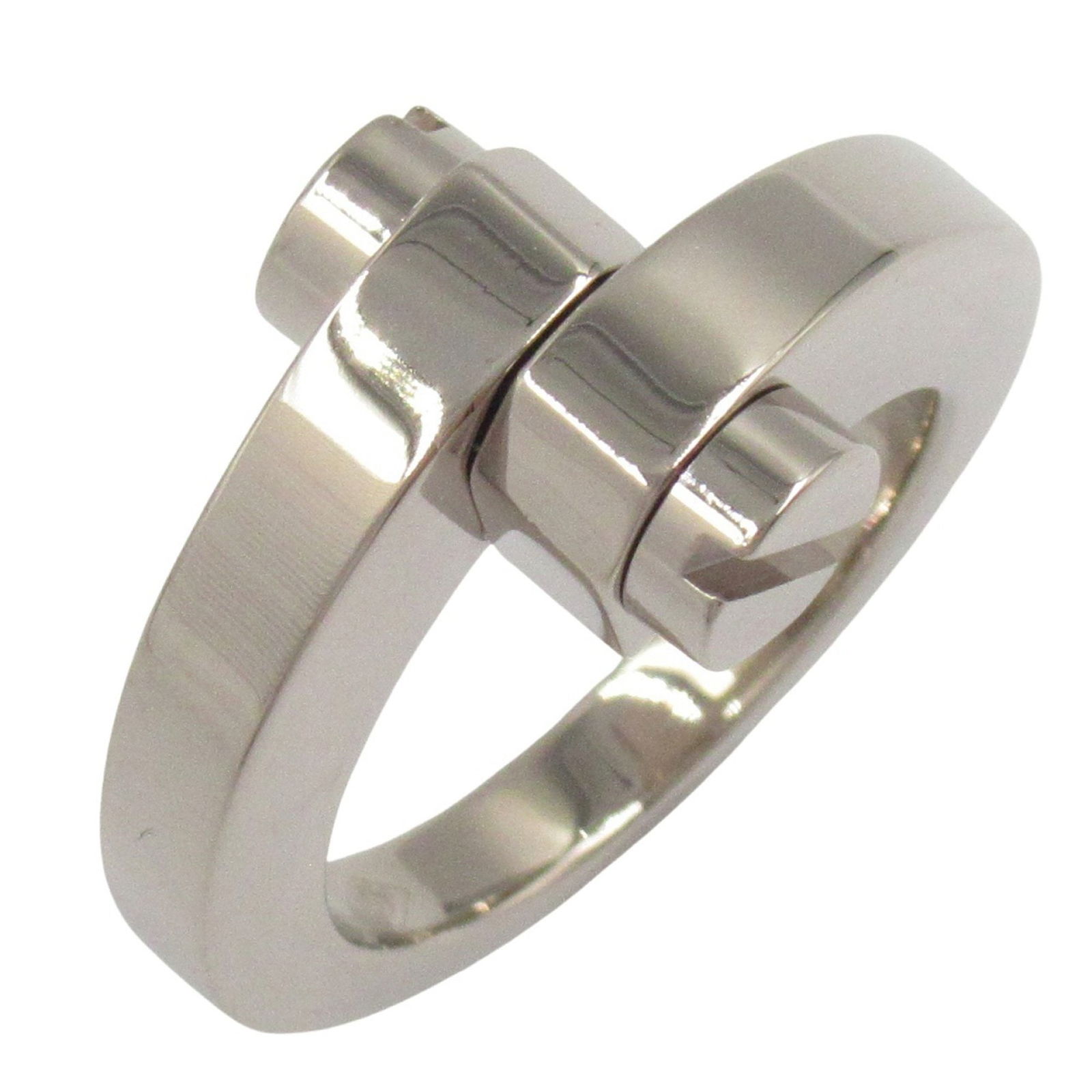 White Gold Cartier Menotte Bracelet Silver Tone French Design: White Gold Cartier Menotte Bracelet Silver Tone French Design This Cartier Menotte bracelet is crafted from white gold and features a silver color. Designed for women, it is made in France and has a d