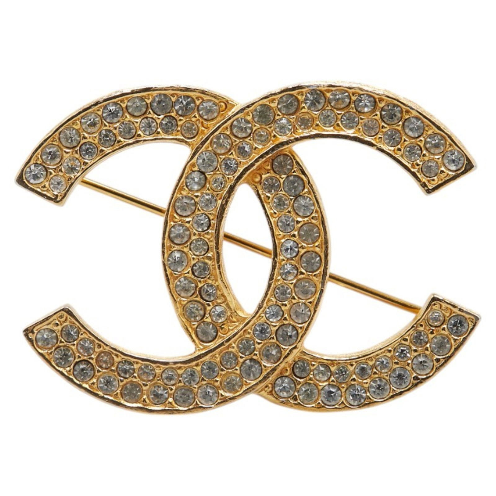 Chanel Gold Plated Brooch for Women 2.82cm x 4.35cm (1 of 1)