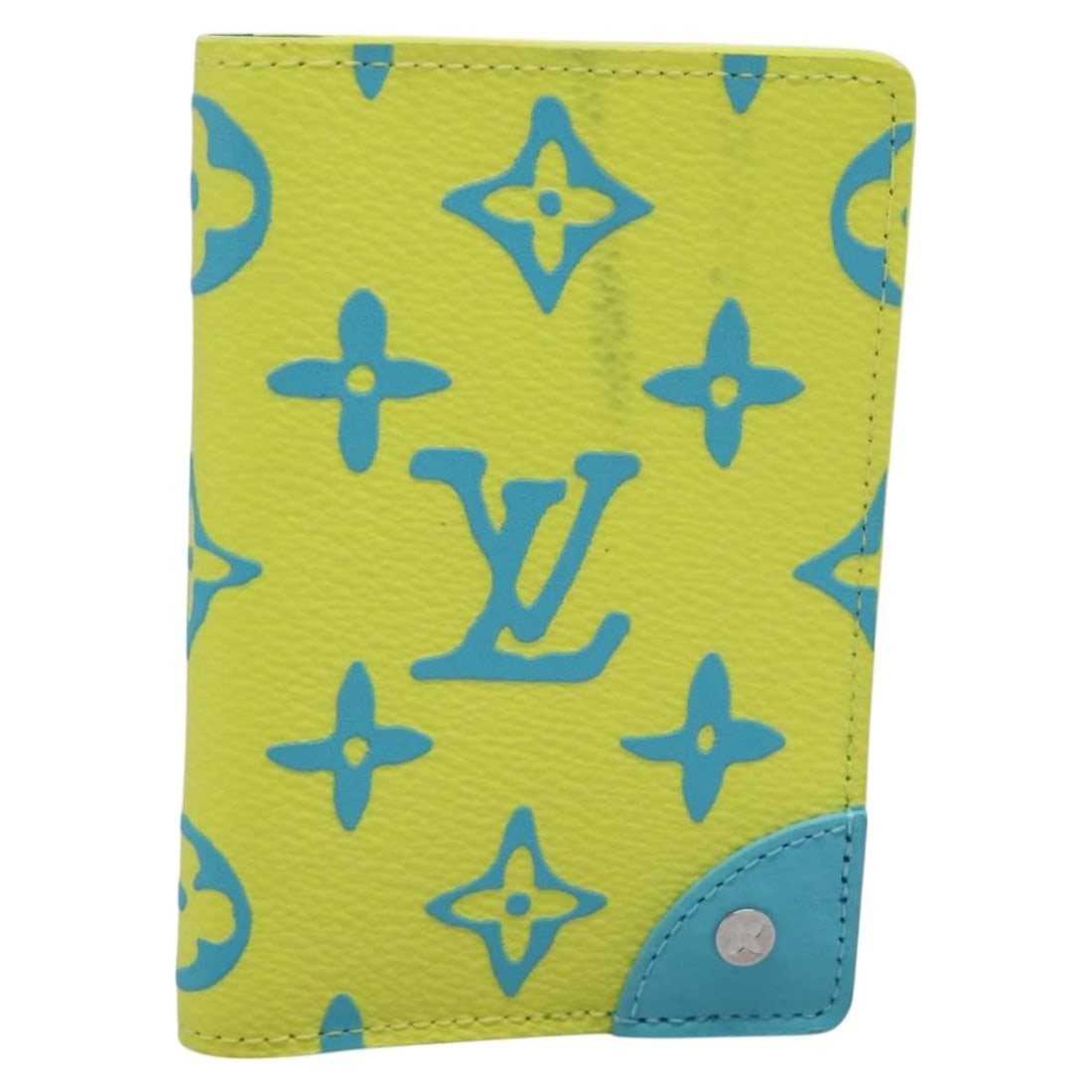 LOUIS VUITTON Monogram Playground Card Case M82034 Auth Yellow (1 of 17)