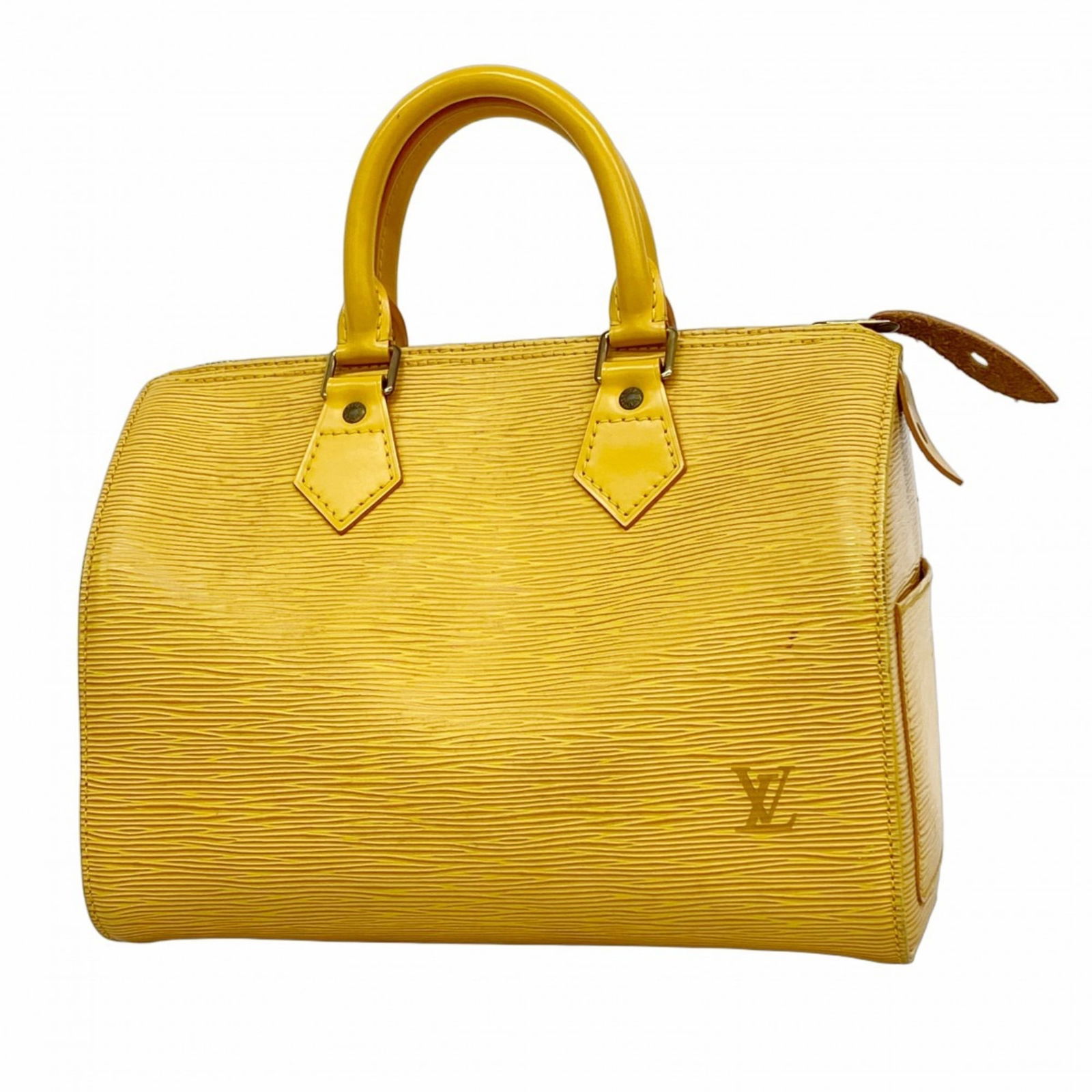 Yellow Canvas Speedy 25 Handbag by Louis Vuitton (1 of 1)