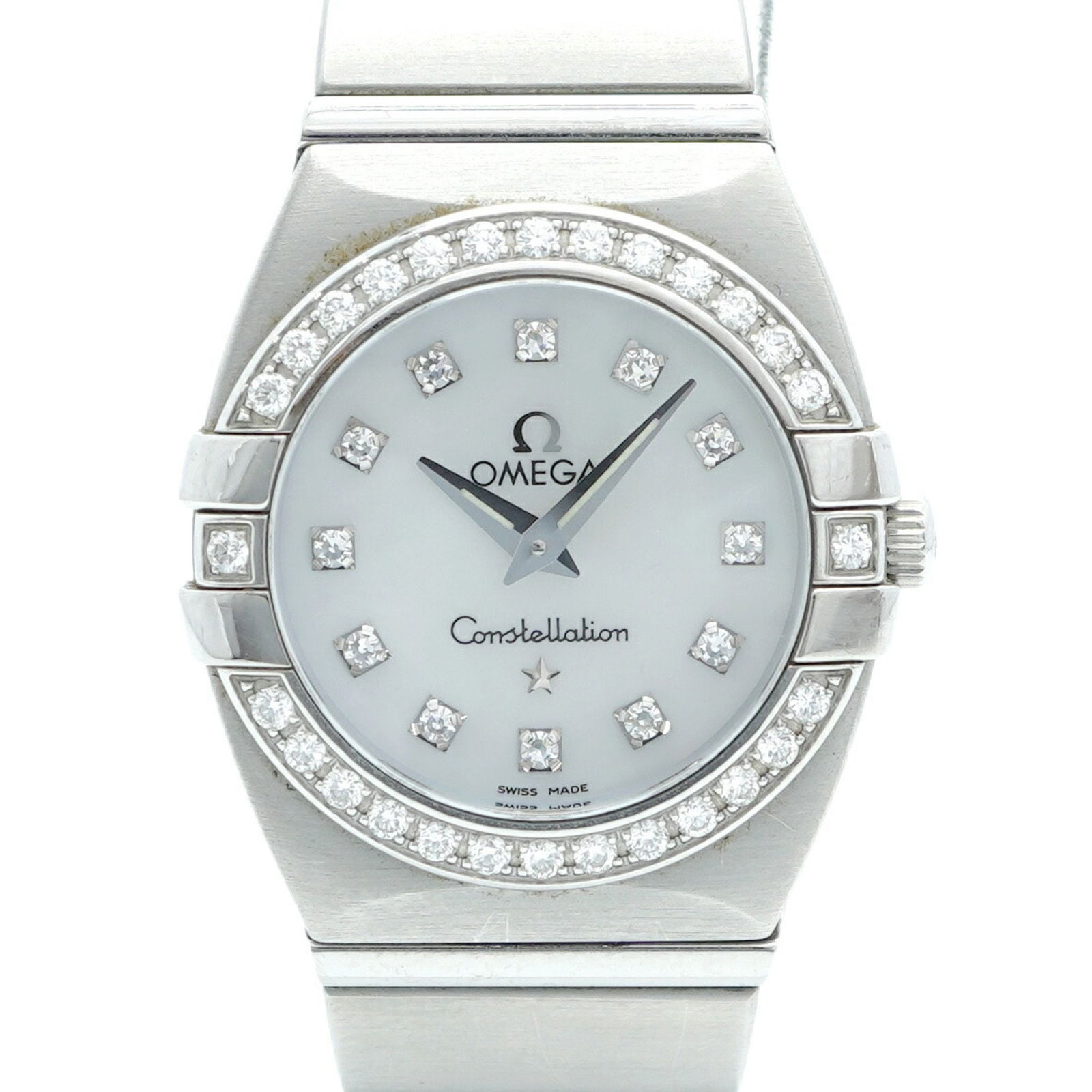 Steel Women's Watch Omega Constellation White Dial 23.8mm Switzerland (1 of 1)