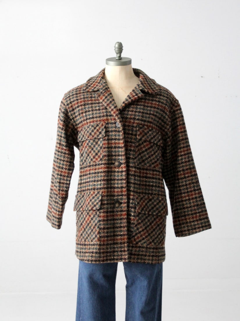 Vintage Woolrich Plaid Jacket 85% Wool Classic Design (1 of 10)