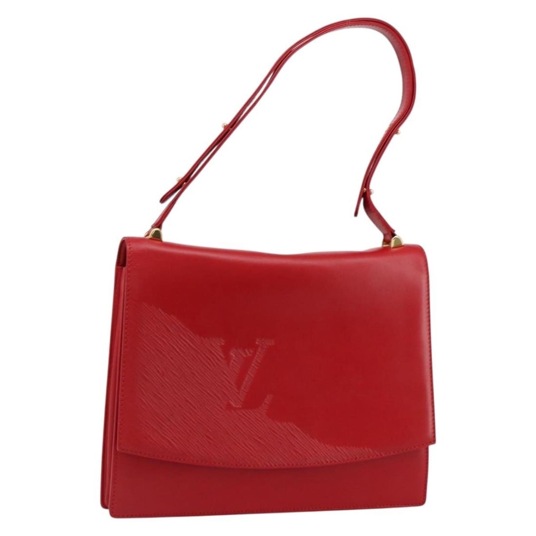 LOUIS VUITTON Opera Delph Shoulder Bag Red Leather M63937: LOUIS VUITTON Opera Delph Shoulder Bag Red Leather M63937 Introducing the LOUIS VUITTON Opera line Delph Shoulder Bag in a stunning red hue. This stylish shoulder bag showcases the luxurious craftsman