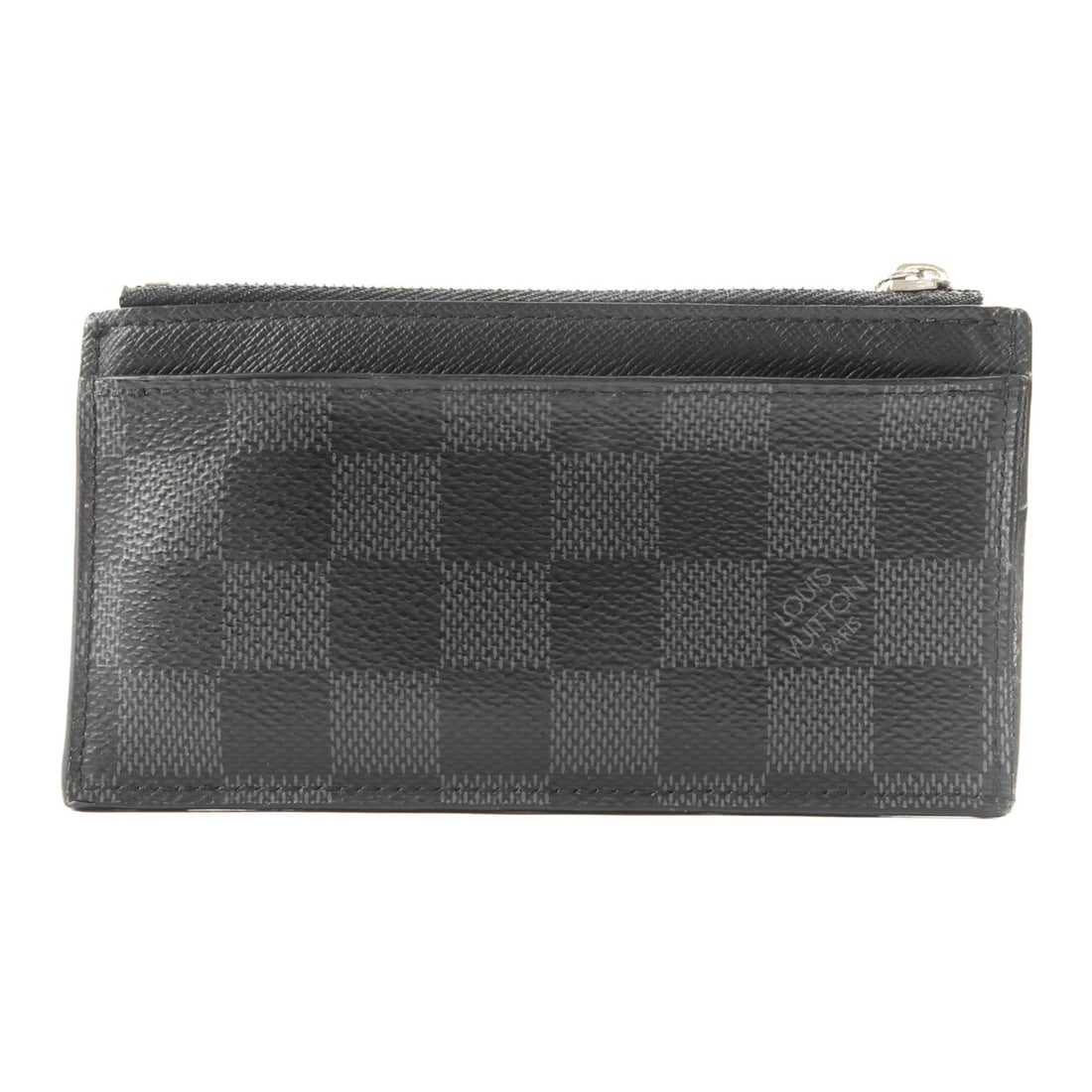 Louis Vuitton Damier Graphite Coin Card Holder N64038 Black Grey (1 of 10)