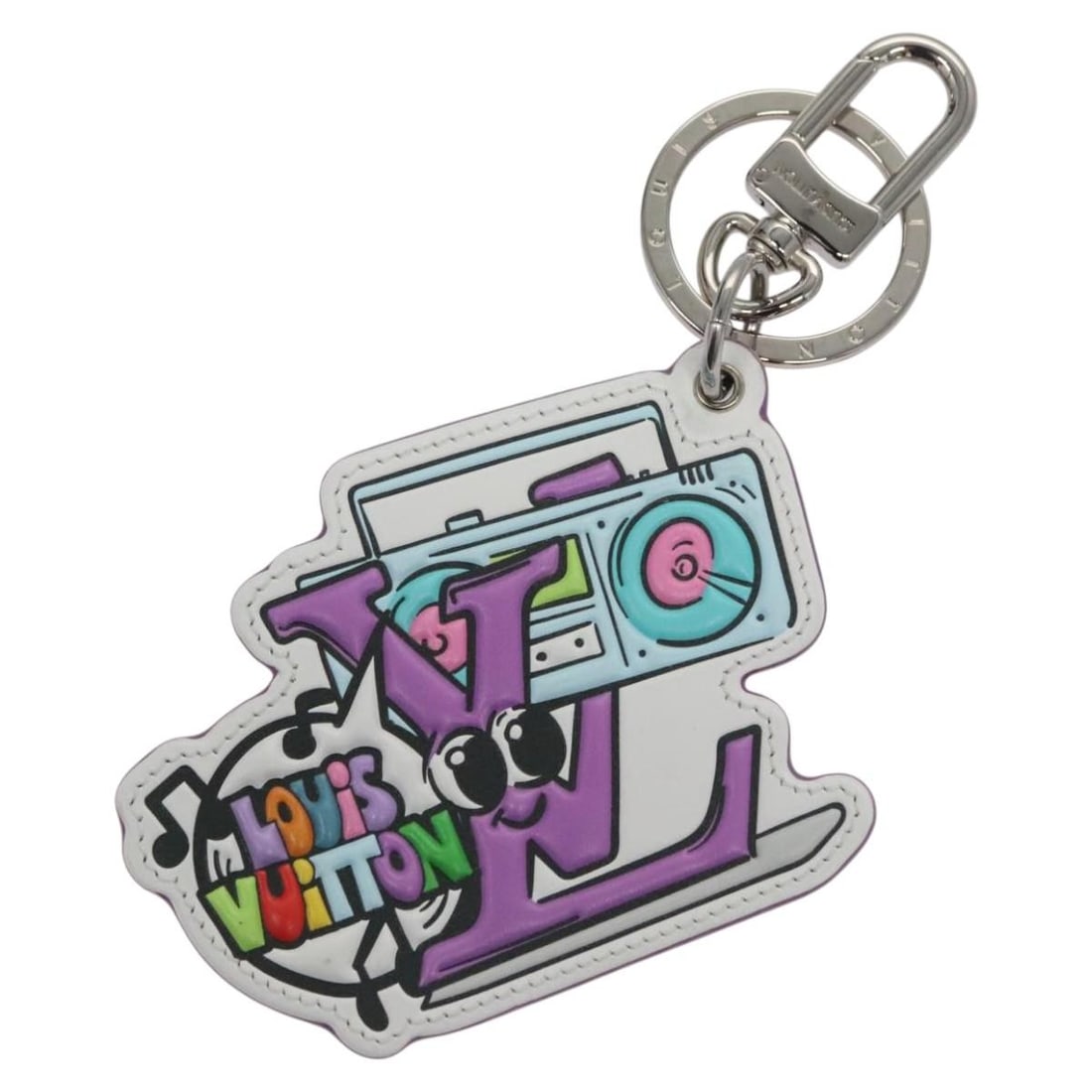 LOUIS VUITTON Monogram Comics Key Holder Purple MP3456 with Dust Bag (1 of 12)