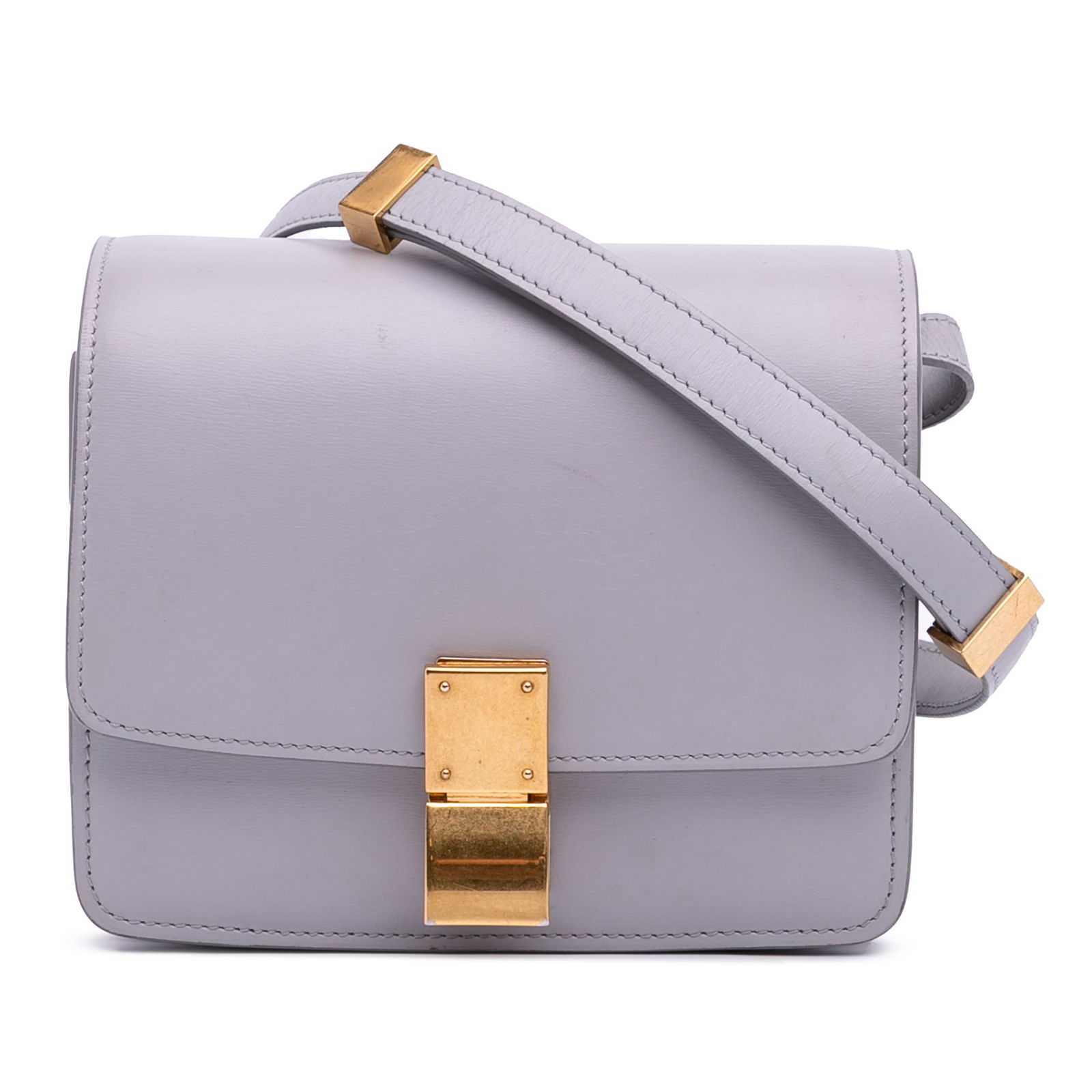 Celine Small Calfskin Classic Box Crossbody Bag in Purple (1 of 11)