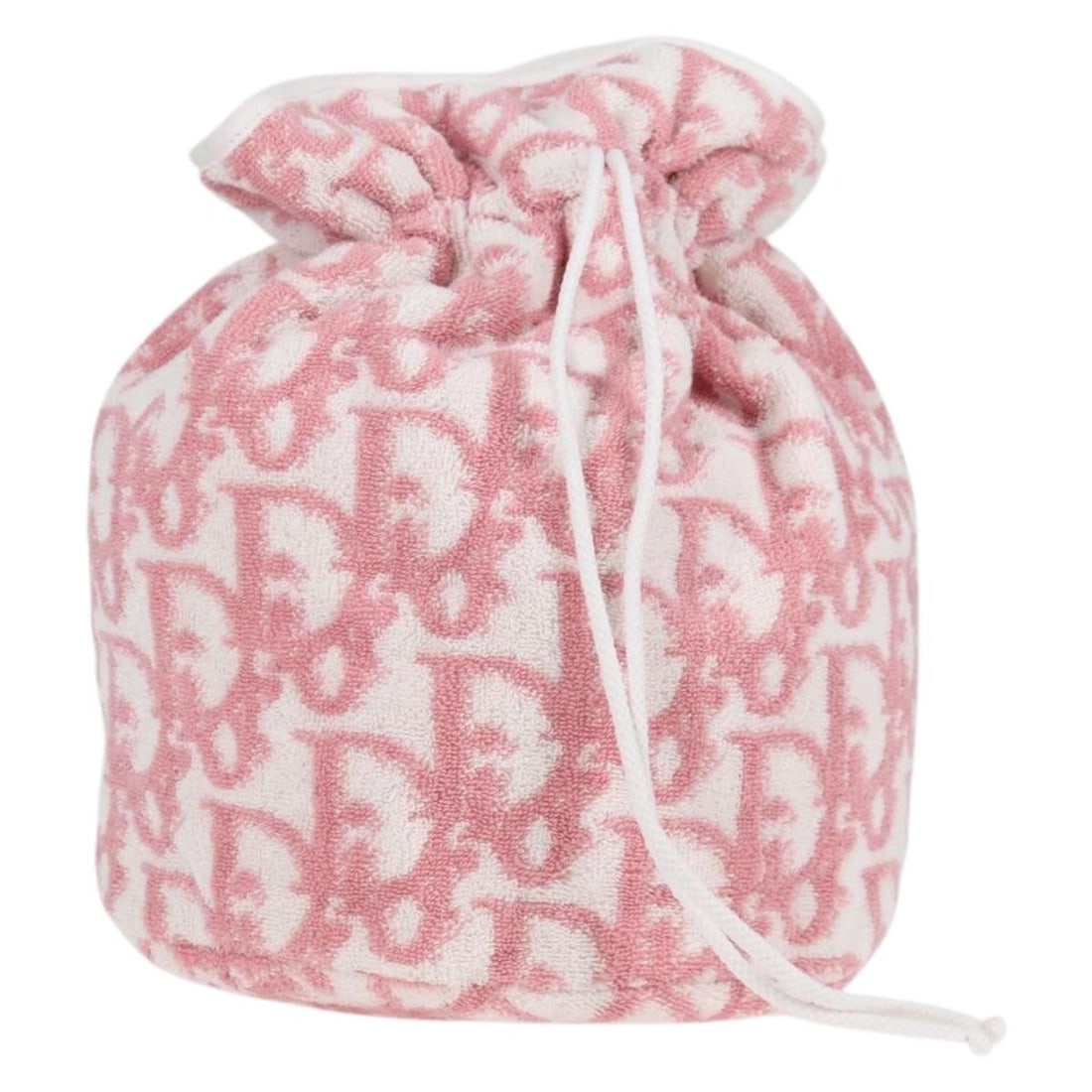 Christian Dior Trotter Pink Hand Bag Pile Material Auth (1 of 17)