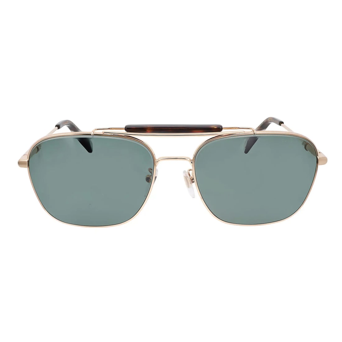 Chopard 95221-0544 Aviator Sunglasses Rose Gold Frame Gray Green Polarized Lenses (1 of 6)