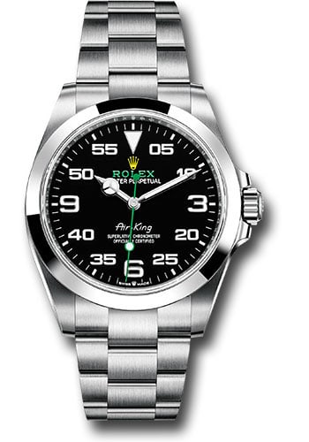 Rolex 126900 Air-King Oyster Bracelet Black Dial 2022 New Card (1 of 5)