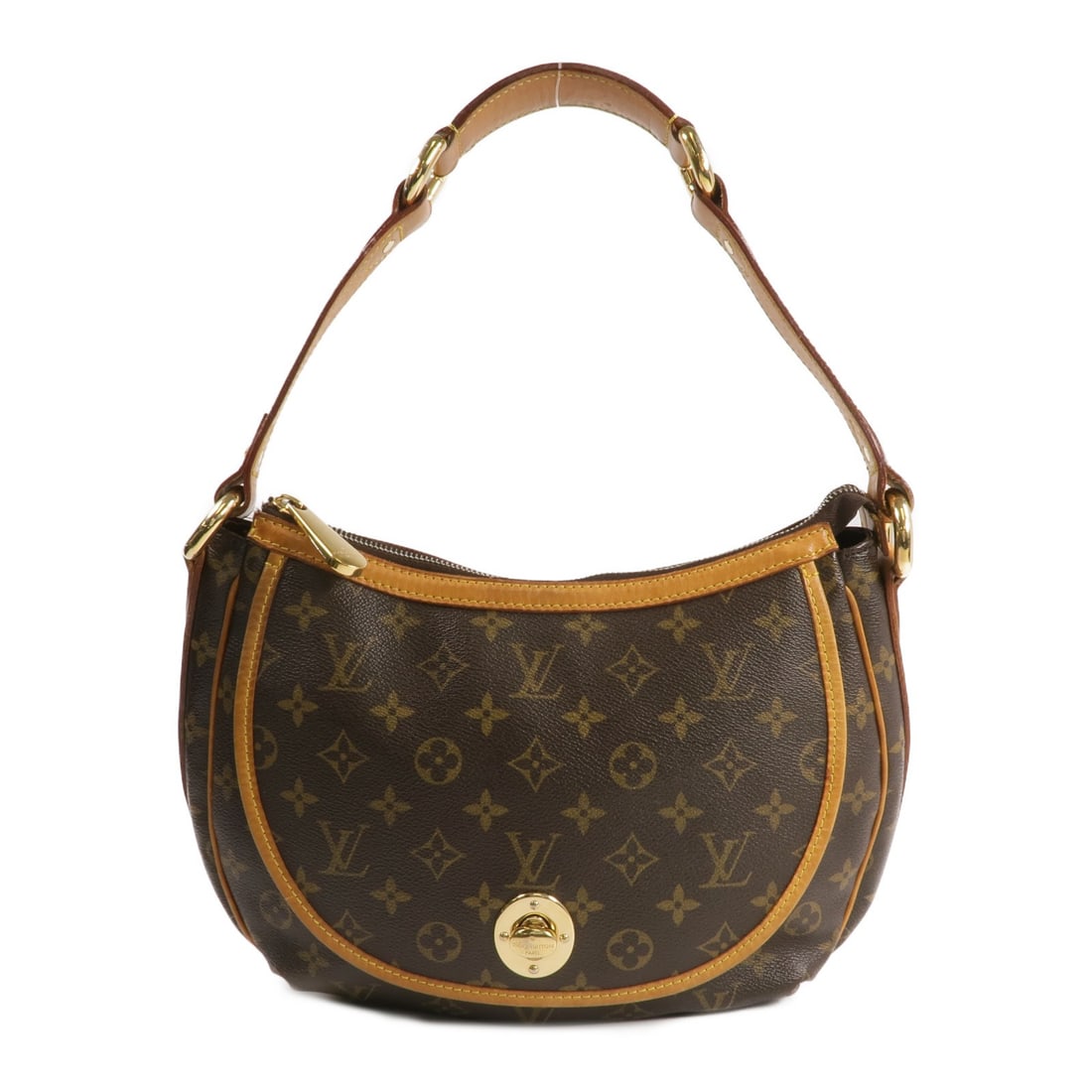 LOUIS VUITTON Tulum PM Shoulder Bag Monogram Brown GHW M40076 (1 of 18)