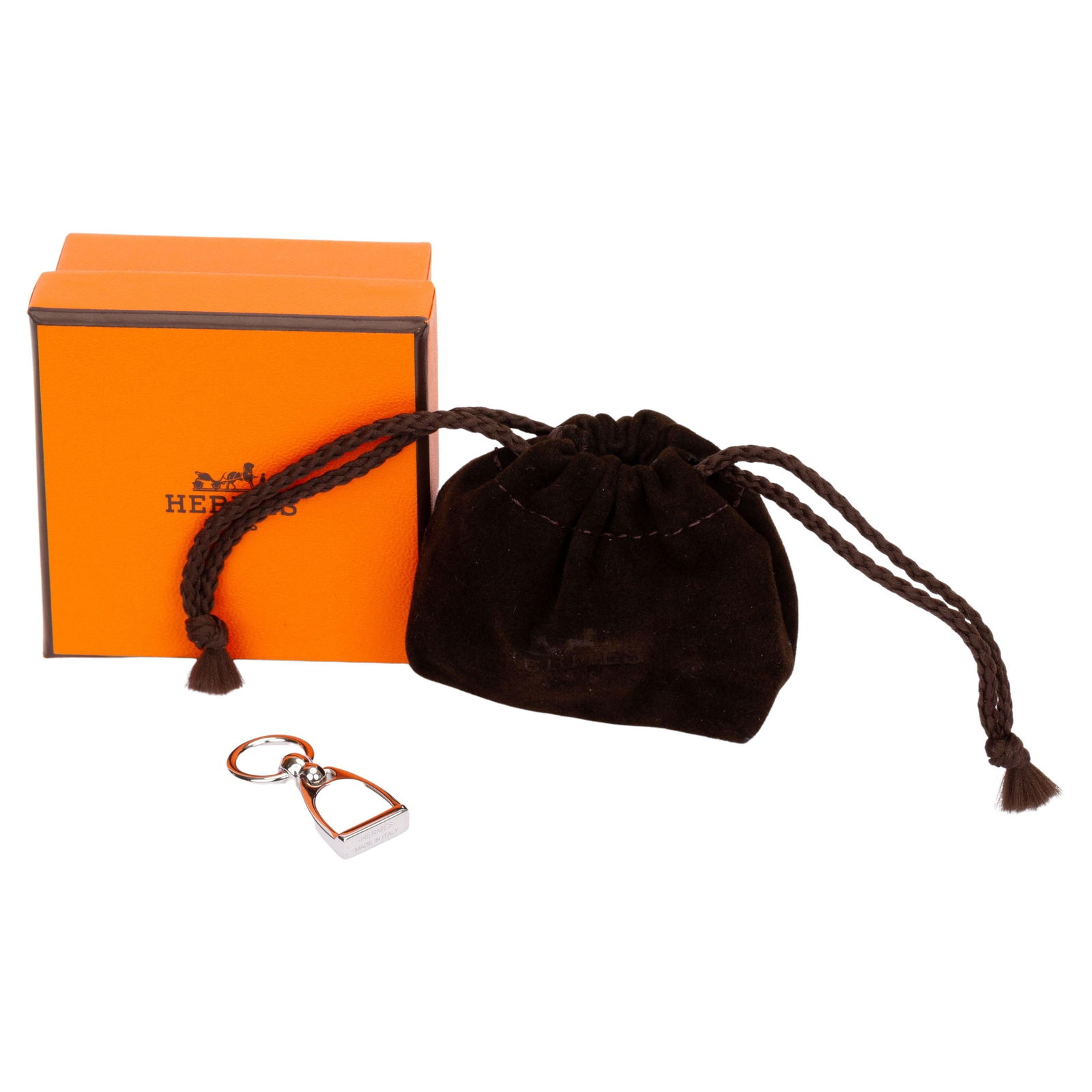 Hermes Palladium Scarf Ring BNIB for Twilly Scarves (1 of 4)