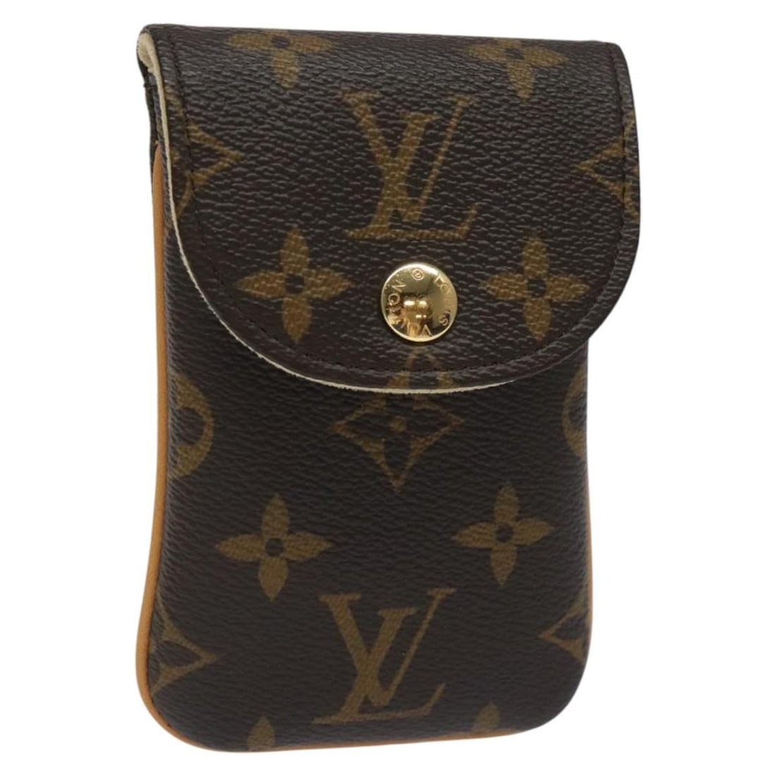 Louis Vuitton Monogram Etui Telephone MM Cell Phone Case M66546 Authentic (1 of 18)