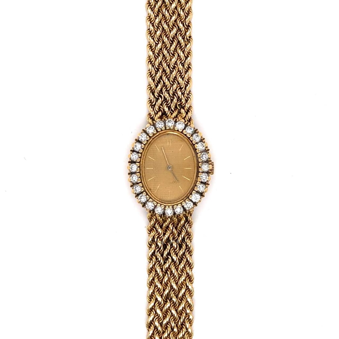 BOUCHERON 18K Yellow Gold Ladies Watch with 24 Diamonds (1 of 6)
