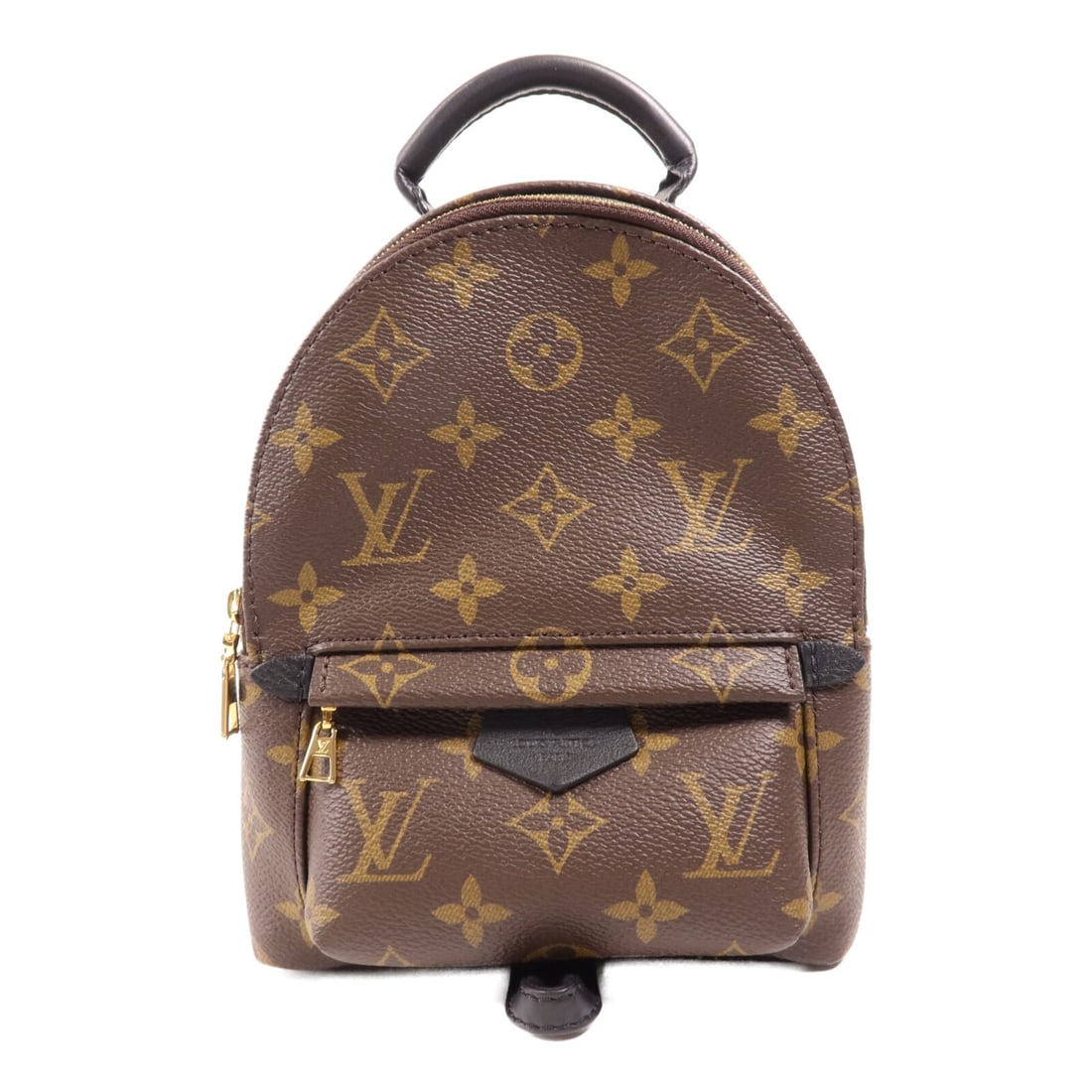 LOUIS VUITTON Palm Spring Mini Backpack Monogram M44873 Brown GHW (1 of 12)