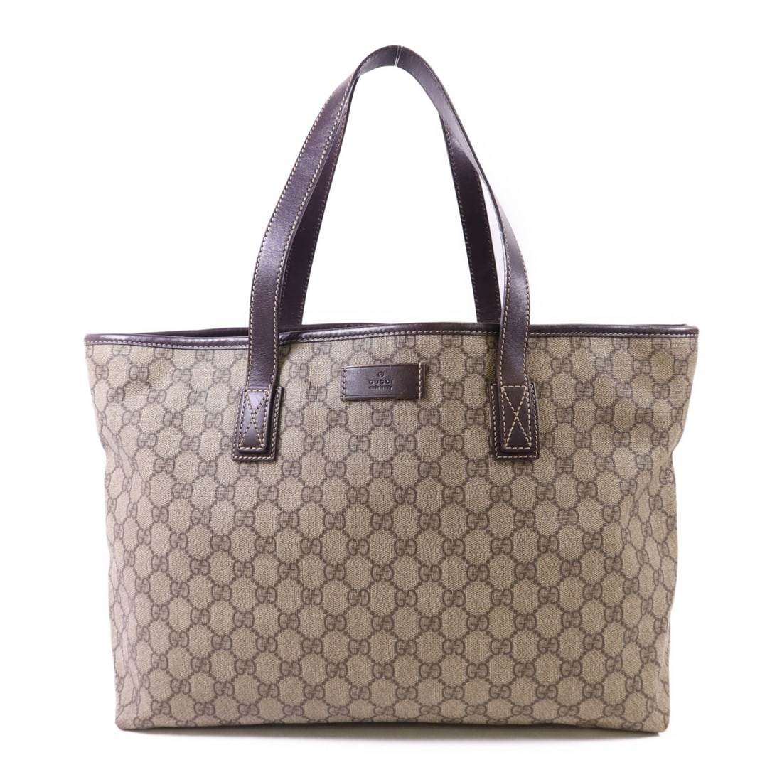 GUCCI GG Canvas Tote Bag with SHW Black 14.4x10.4 (1 of 18)
