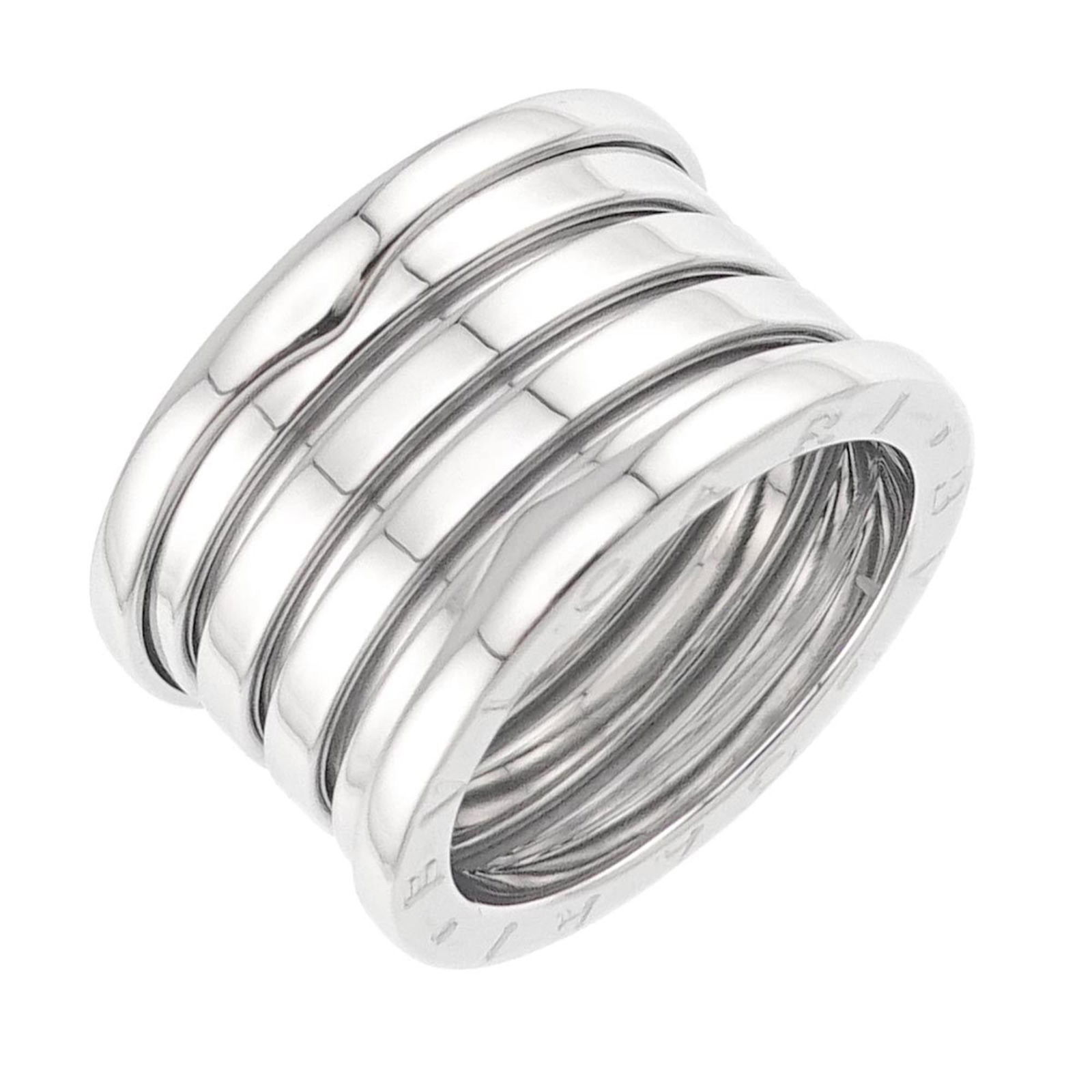 White Gold Bulgari B-ZERO Band Ring Size 54 (1 of 1)