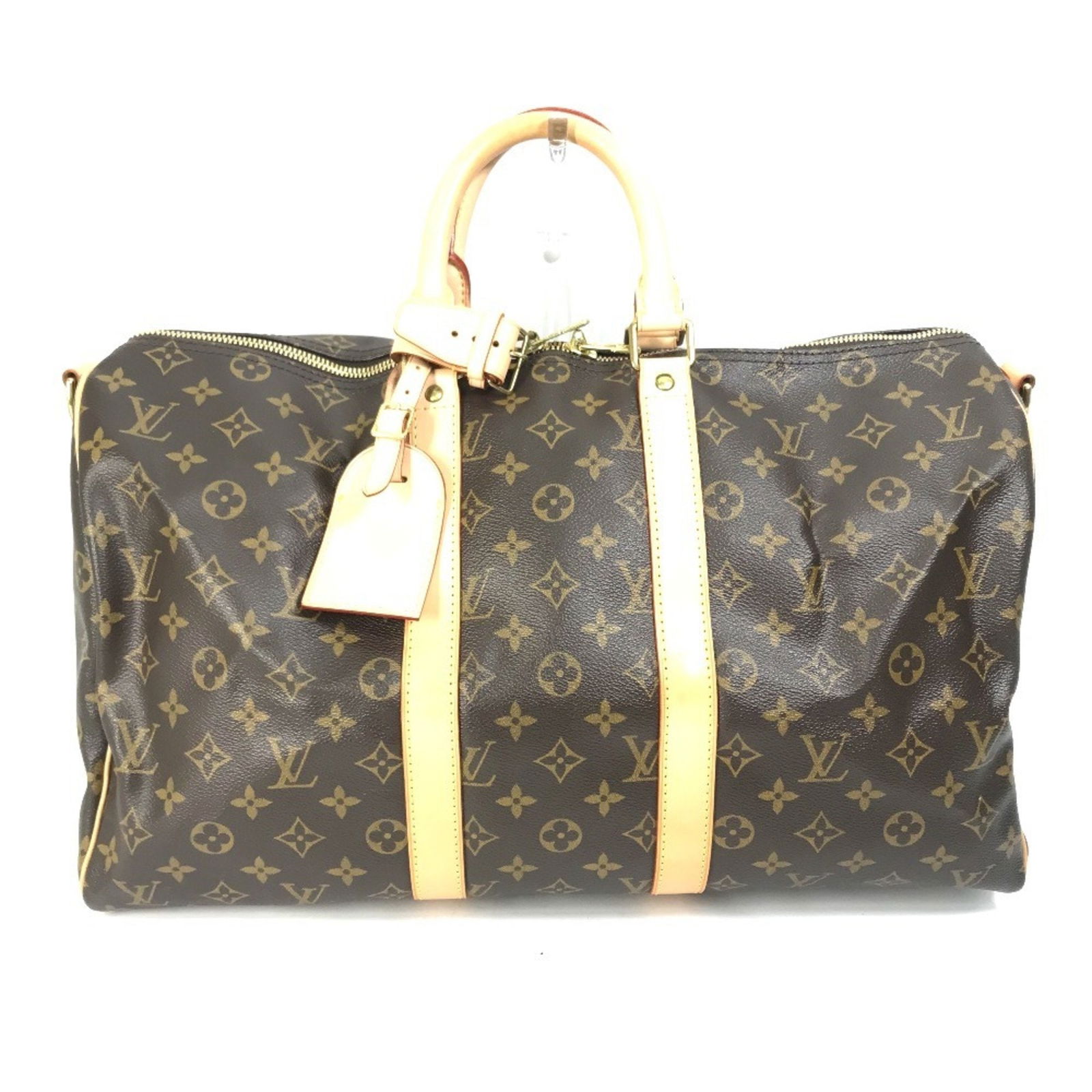 Louis Vuitton Keepall Bandouliere 45 Brown Canvas Travel Bag (1 of 16)