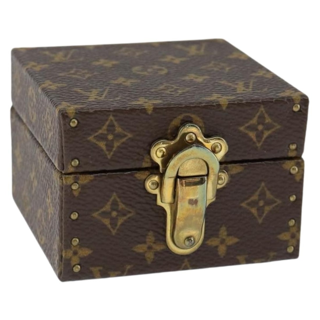 LOUIS VUITTON Monogram Jewelry Box Auth AS0013 (1 of 18)