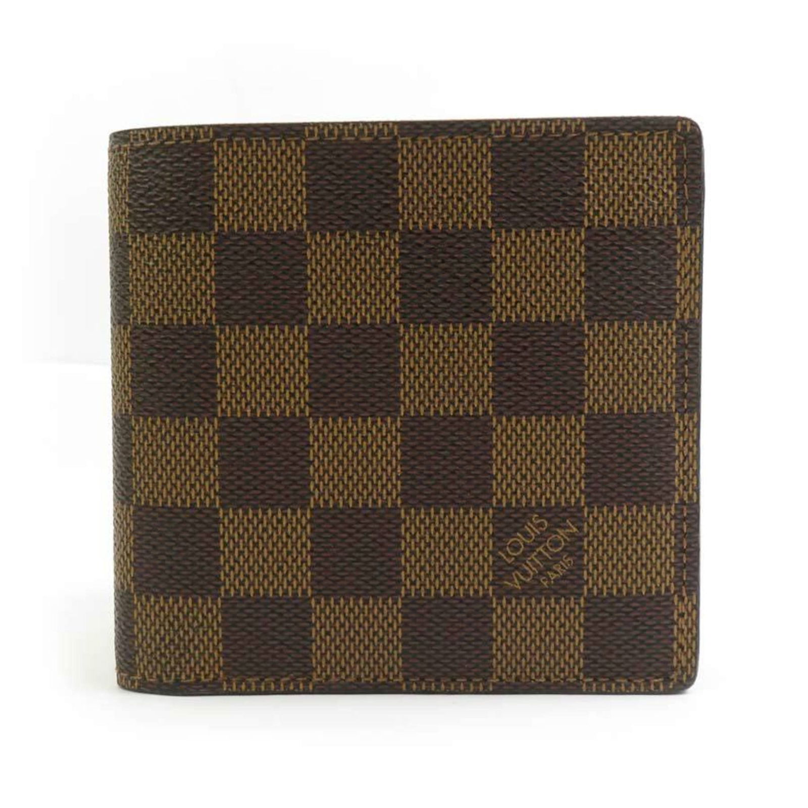 Louis Vuitton Marco Brown Canvas Bifold Wallet from Spain: Louis Vuitton Marco Brown Canvas Bifold Wallet from Spain This Louis Vuitton Marco wallet is crafted from brown canvas and features a compact, square design. It is suitable for all genders and was mad