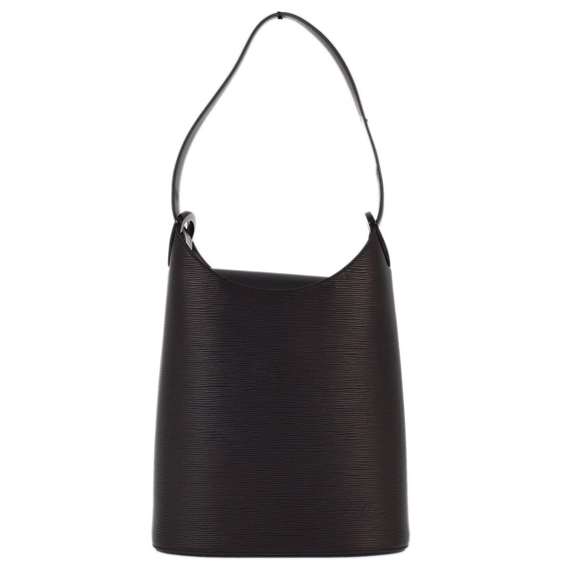 Black Epi Leather Verseau Shoulder Bag by Louis Vuitton M52812 (1 of 11)