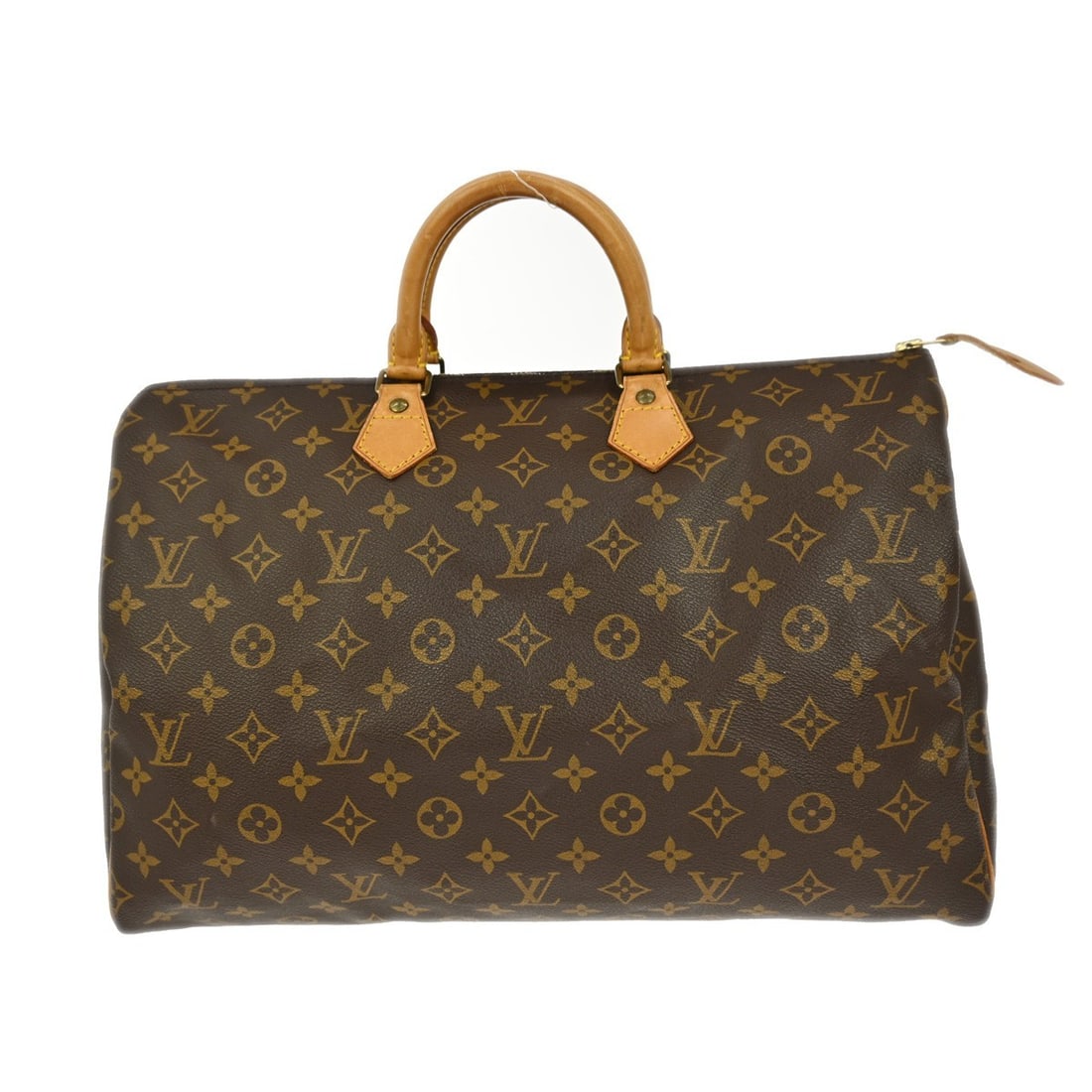 Louis Vuitton Speedy 40 Monogram Canvas Large Brown Duffle Bag M41522 (1 of 9)