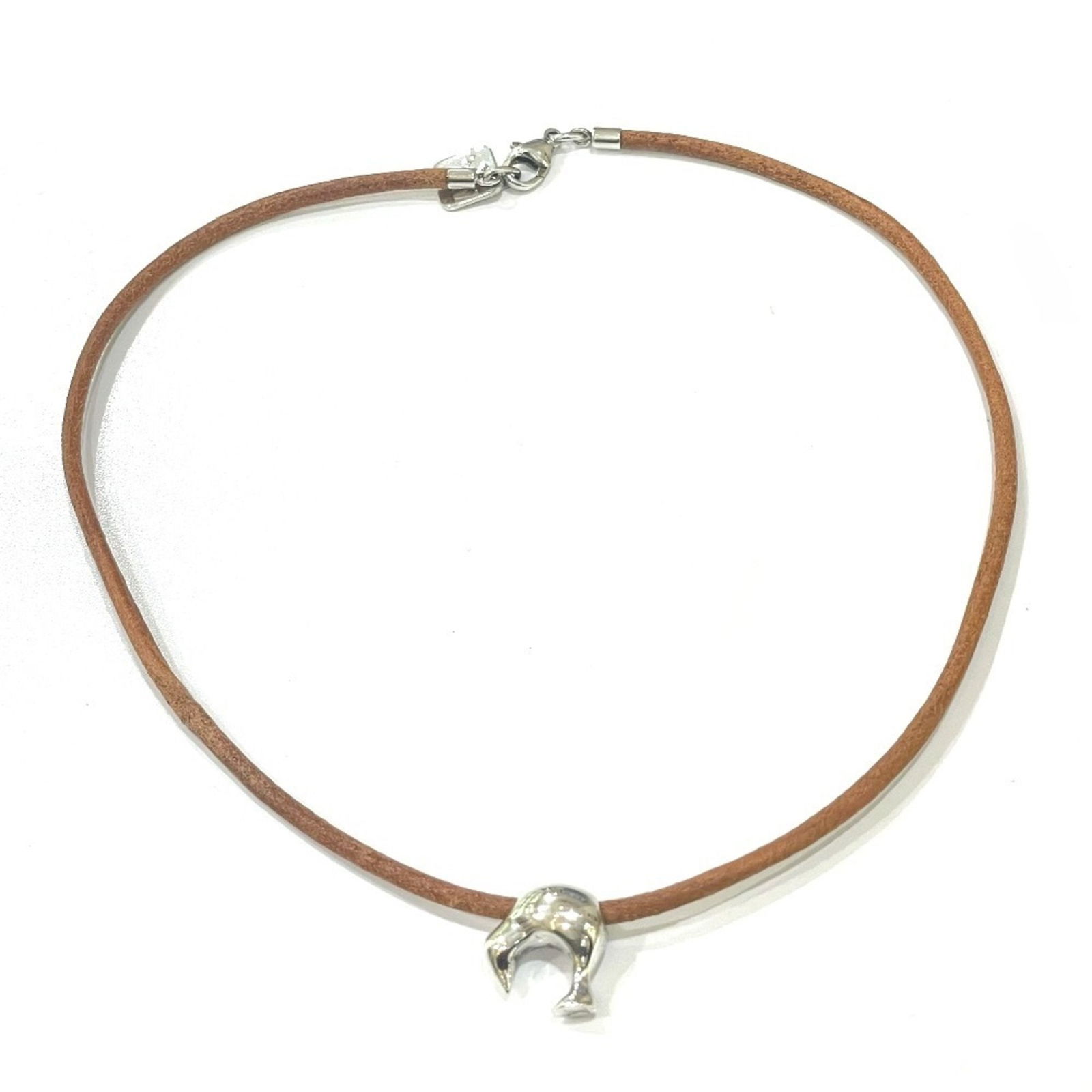 Brown Silver Necklace by Louis Vuitton 38.5 cm France (1 of 8)