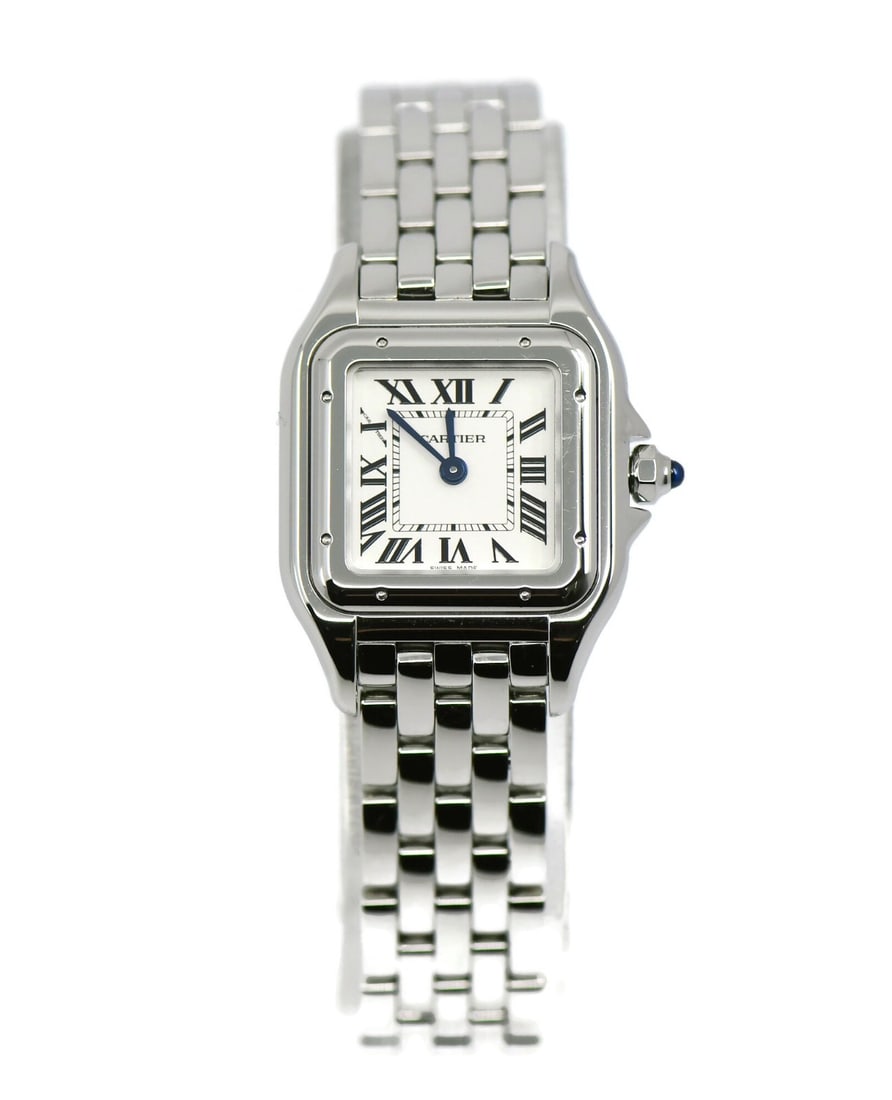 Cartier Panthere Small Quartz 22mm Stainless Steel Watch WSPN0006 with Box (1 of 6)