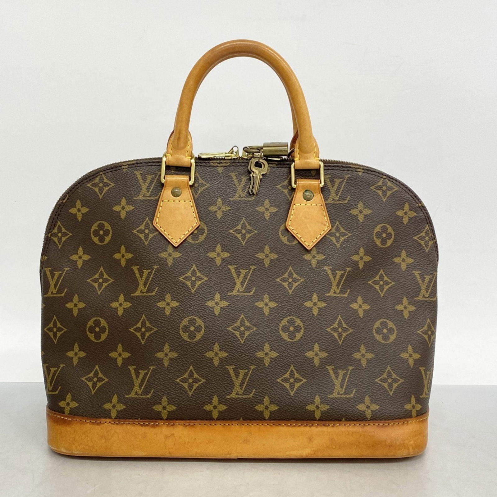 Brown Canvas Louis Vuitton Alma Handbag 24cm x 30cm x 16.5cm (1 of 1)