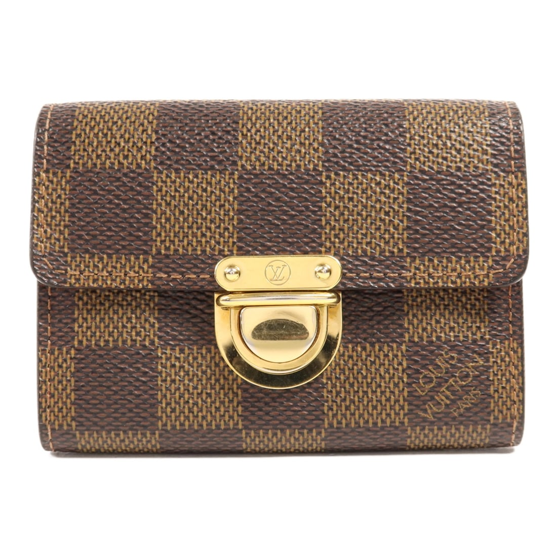 LOUIS VUITTON LBV GHW Card Case N60004 Damier Brown France (1 of 13)