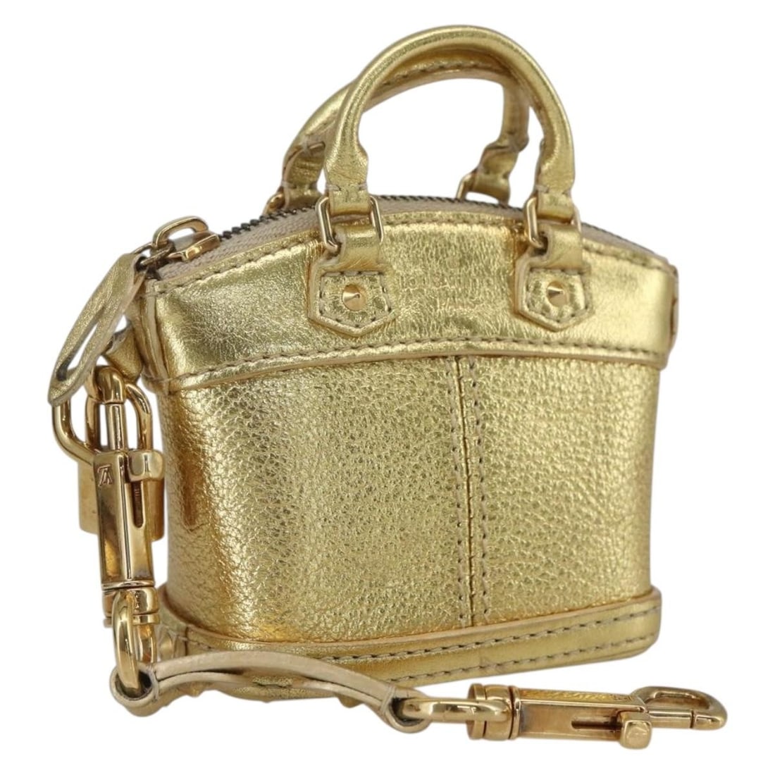 Louis Vuitton Suhali Gold Leather Mini Lockit Bag Charm (1 of 18)