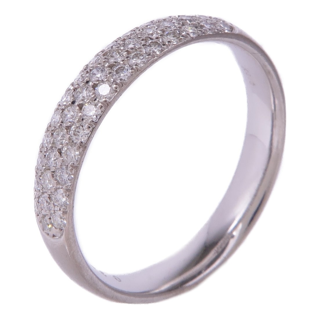 JEWELRY 18K White Gold Diamond Ring Size 6 (1 of 7)