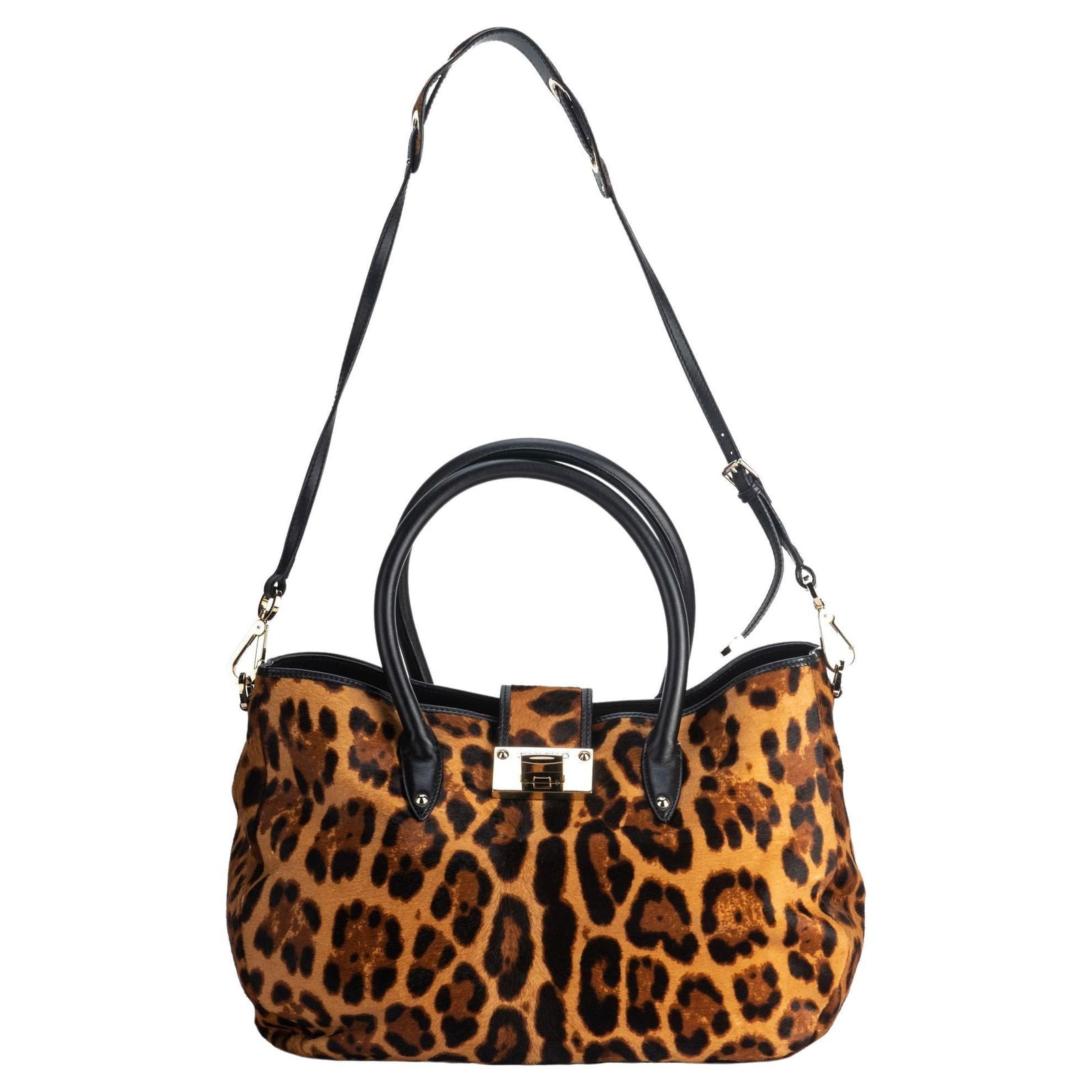 Jimmy Choo Cheetah Print Pony Hair Handbag Italy (1 of 18)