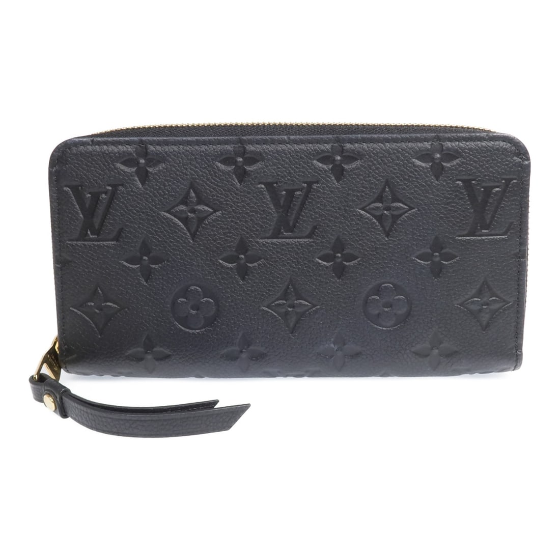 Louis Vuitton Monogram Empreinte Black Leather Long Zipper Wallet M61864 (1 of 14)
