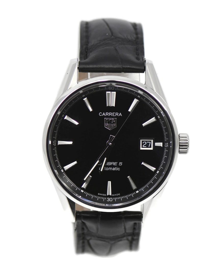 TAG Heuer Carrera WAR211A Black Dial Automatic Watch with Box and Papers (1 of 5)