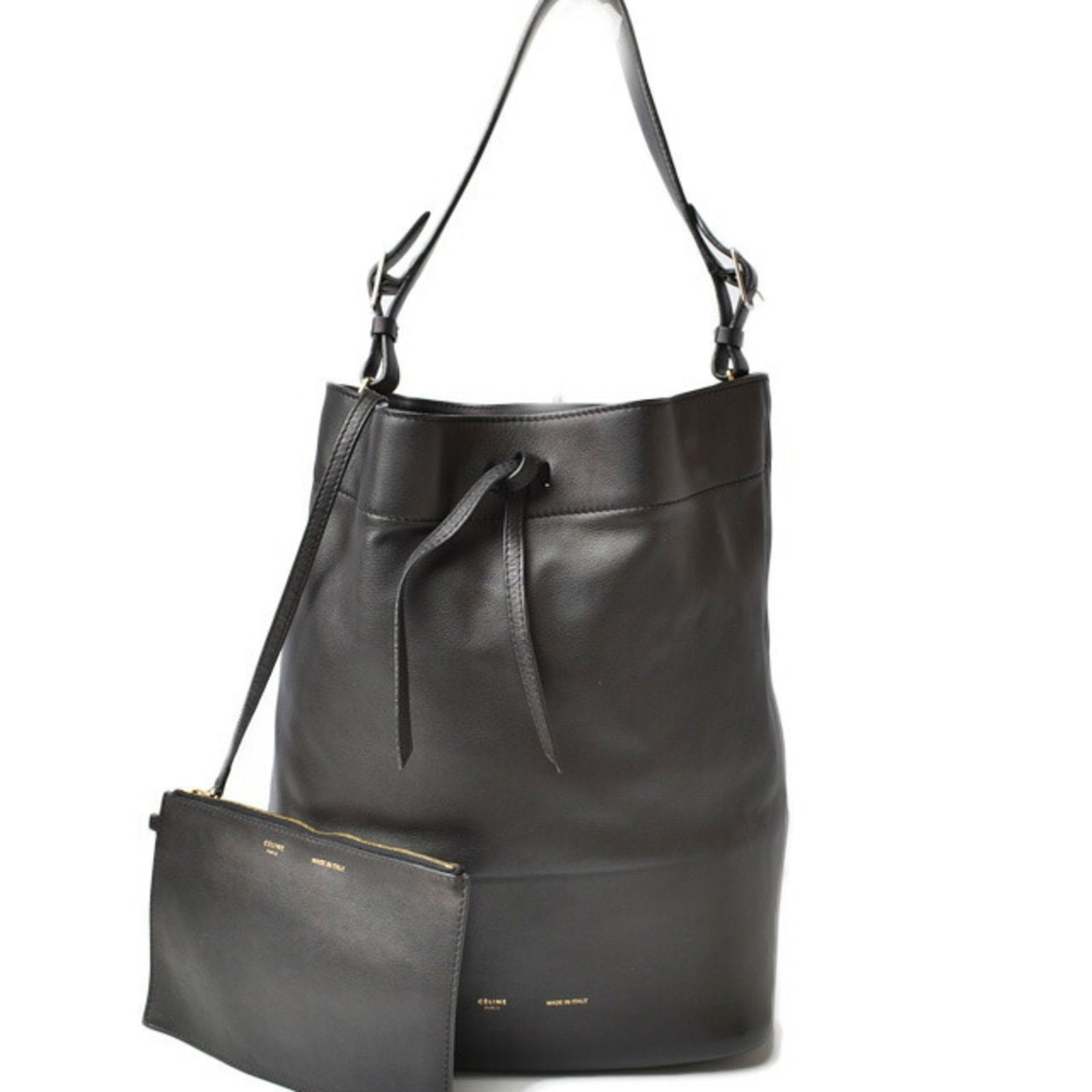 Celine Black Leather Tote Bag with 39cm x 33cm x 17cm Dimensions (1 of 13)