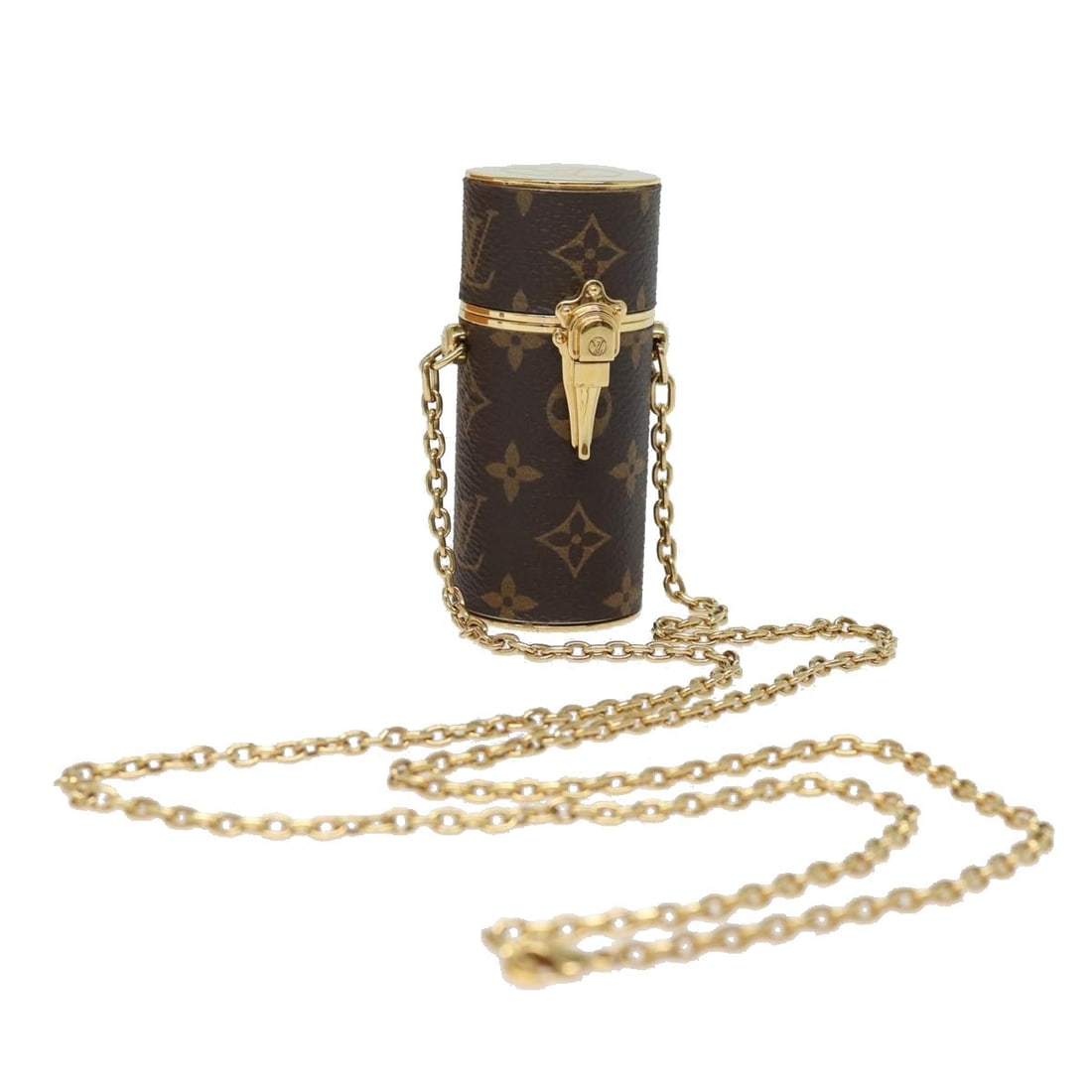 LOUIS VUITTON Monogram Cosmetic Pouch MP2406 Authentic Italy: LOUIS VUITTON Monogram Cosmetic Pouch MP2406 Authentic Italy This authentic LOUIS VUITTON Monogram Lipstick Case Cosmetic Pouch is crafted in Italy from high-quality Monogram Canvas, showcasing the ic