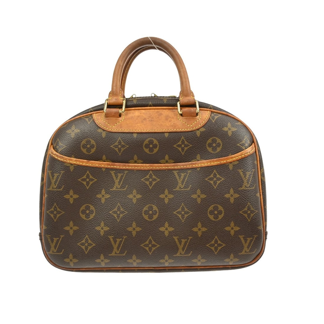 Louis Vuitton Trouville Monogram Canvas Medium Brown Handbag M42228 (1 of 8)