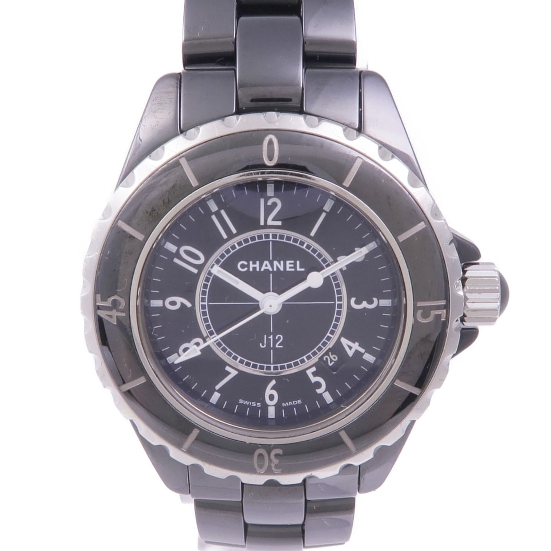 CHANEL J12 H0682 Black Ceramic Quartz Wristwatch (1 of 13)