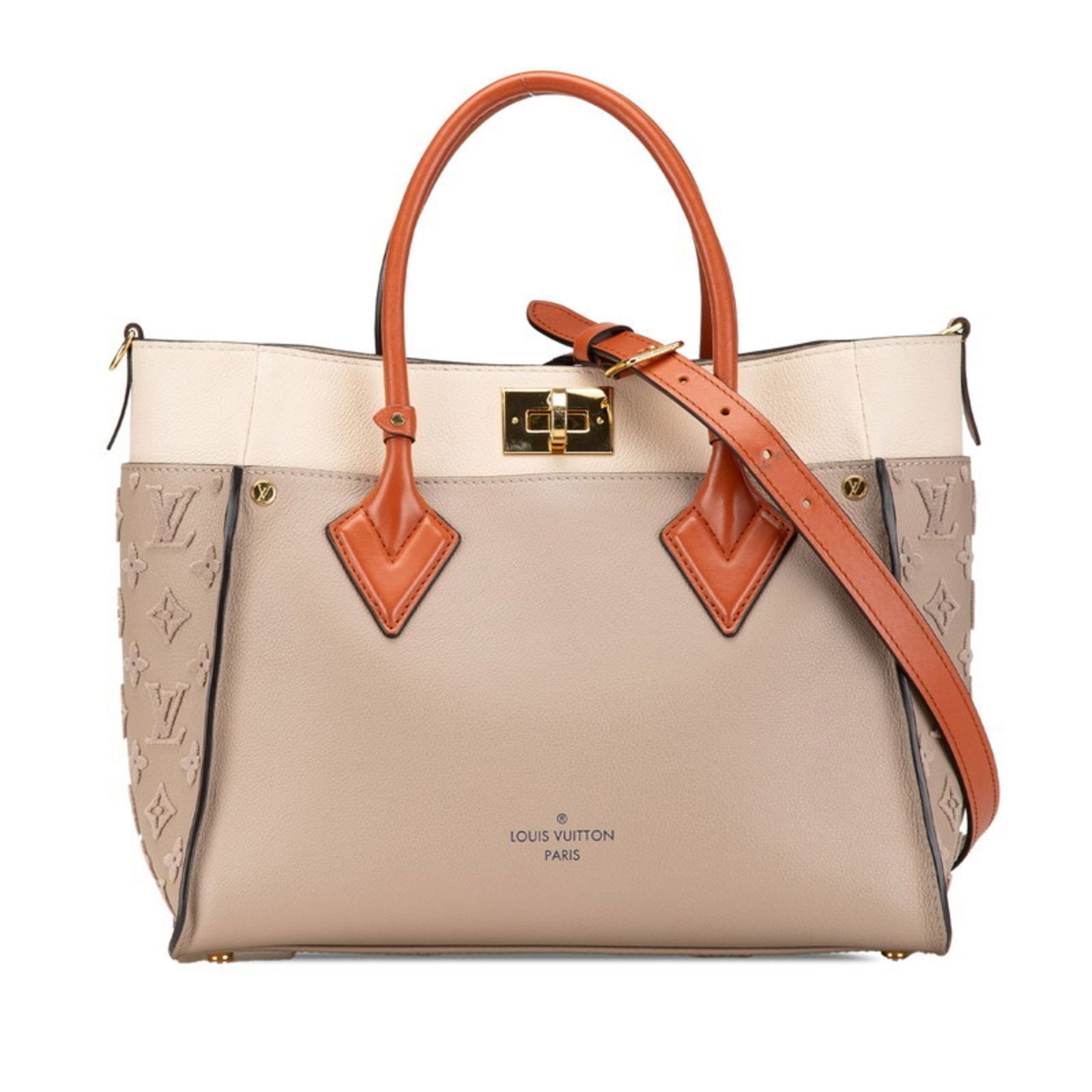 On My Side beige leather handbag by Louis Vuitton (1 of 1)