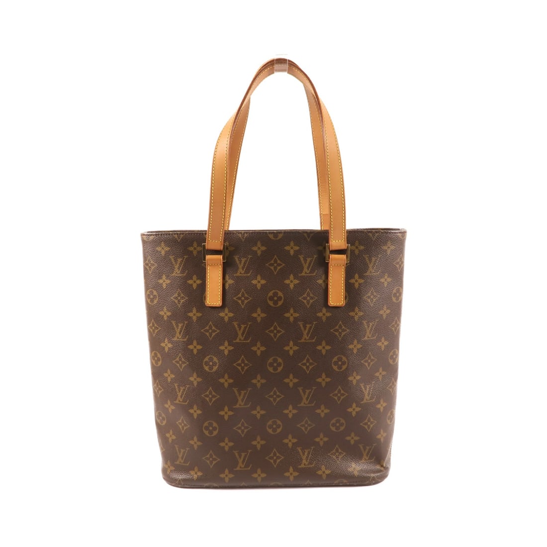 Vavin GM Brown Monogram Shoulder Bag by Louis Vuitton M51170: Vavin GM Brown Monogram Shoulder Bag by Louis Vuitton M51170 This Louis Vuitton Vavin GM shoulder tote bag features the iconic Monogram pattern on brown PVC coated canvas. The bag is designed in a reg