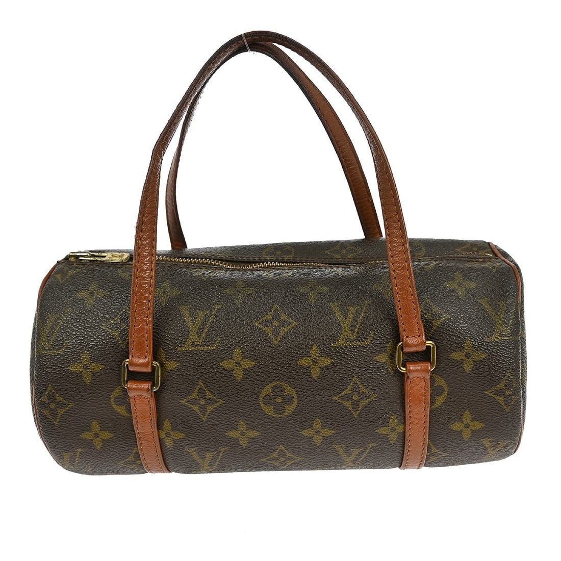 Louis Vuitton Papillon 26 Monogram Canvas Top Handle Bag M51366: Louis Vuitton Papillon 26 Monogram Canvas Top Handle Bag M51366 This Louis Vuitton Papillon 26 handbag features the iconic monogram canvas leather exterior with double handles and a top zipper closure