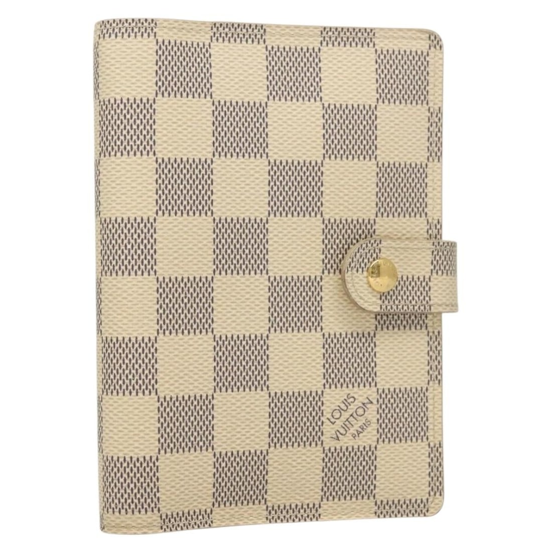 Louis Vuitton Damier Azur Agenda PM Cover R20706 Authentic Spain: Louis Vuitton Damier Azur Agenda PM Cover R20706 Authentic Spain This Louis Vuitton Damier Azur Agenda PM Day Planner Cover is a stylish accessory crafted from durable Damier Azur Canvas. Designed to