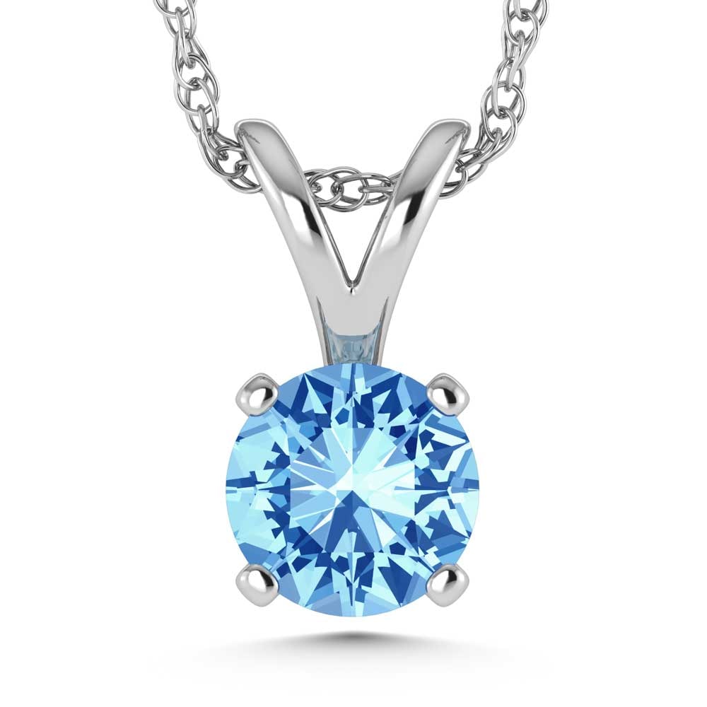14K White Gold Lab Grown Blue Diamond 1 Ct.Tw. Solitaire Pendant: 14K White Gold Lab Grown Blue Diamond 1 Ct.Tw. Solitaire Pendant 14K White Gold Lab Grown Blue Diamond 1 Ct.Tw. Solitaire Pendant 14k White Gold Stone Color: D-f Stone Clarity: Vs This item may take